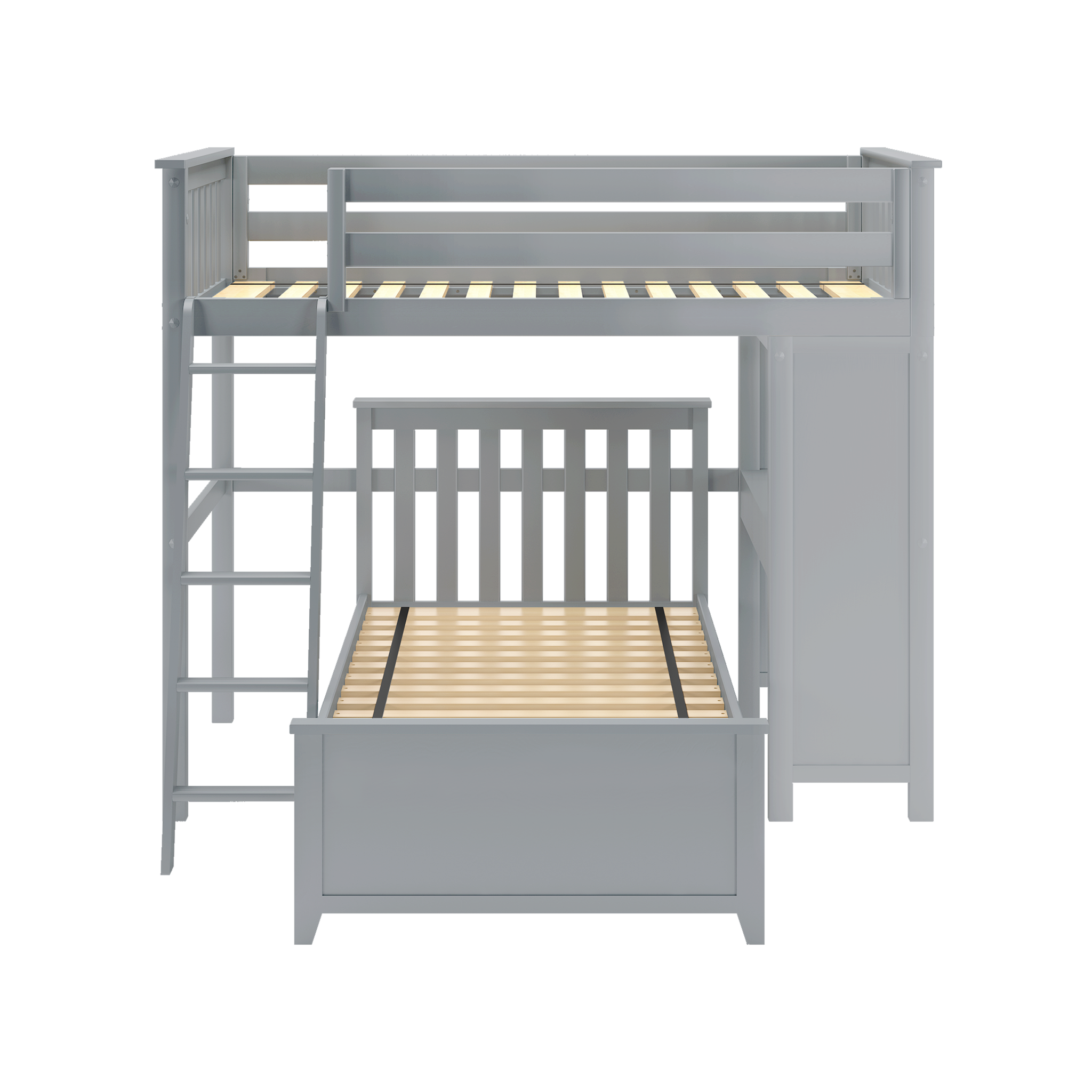 Canterbury 1 - Twin All-in-One w/ Desk & Twin-Size Bed - Tots to Teens Furniture