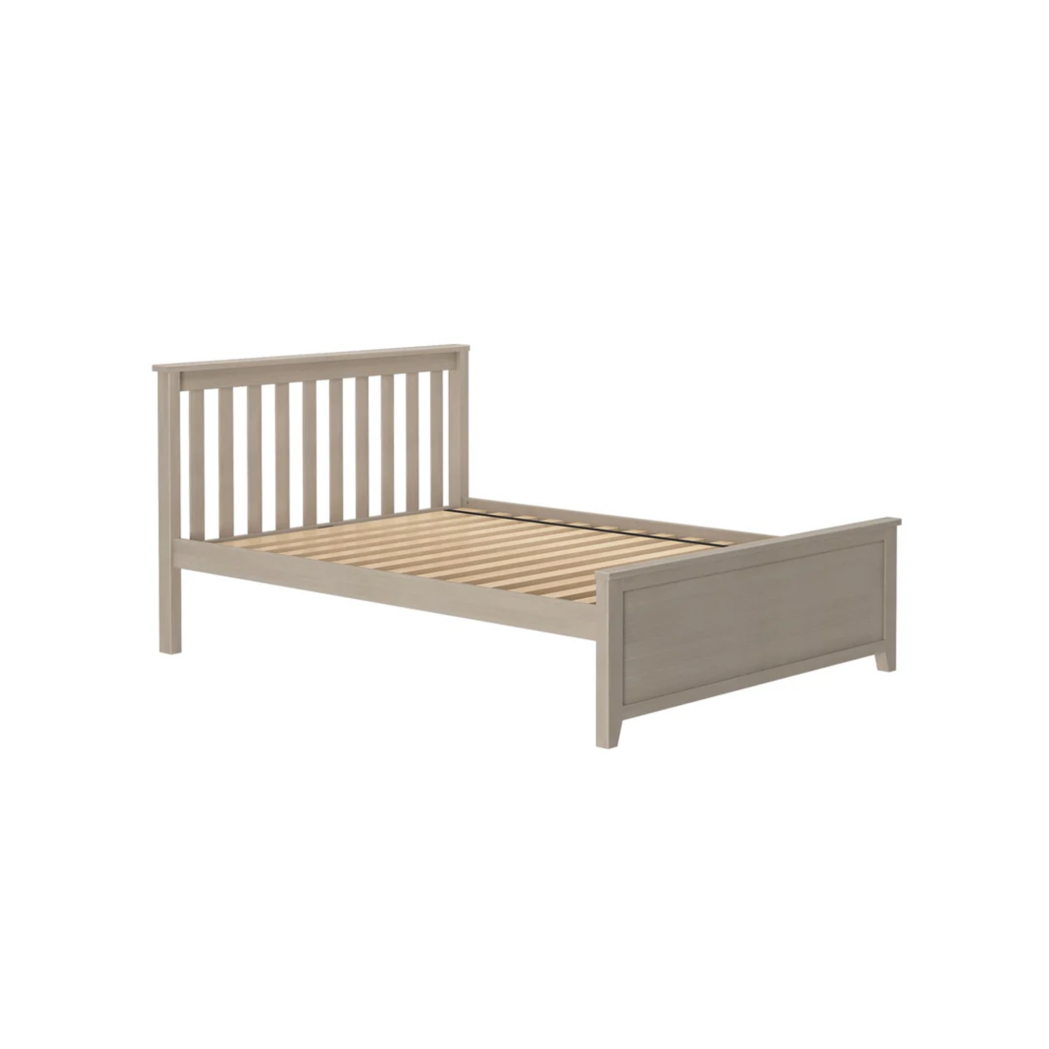 Dover Full Platform Bed With Slat Bed Ends - Tots to Teens Furniture