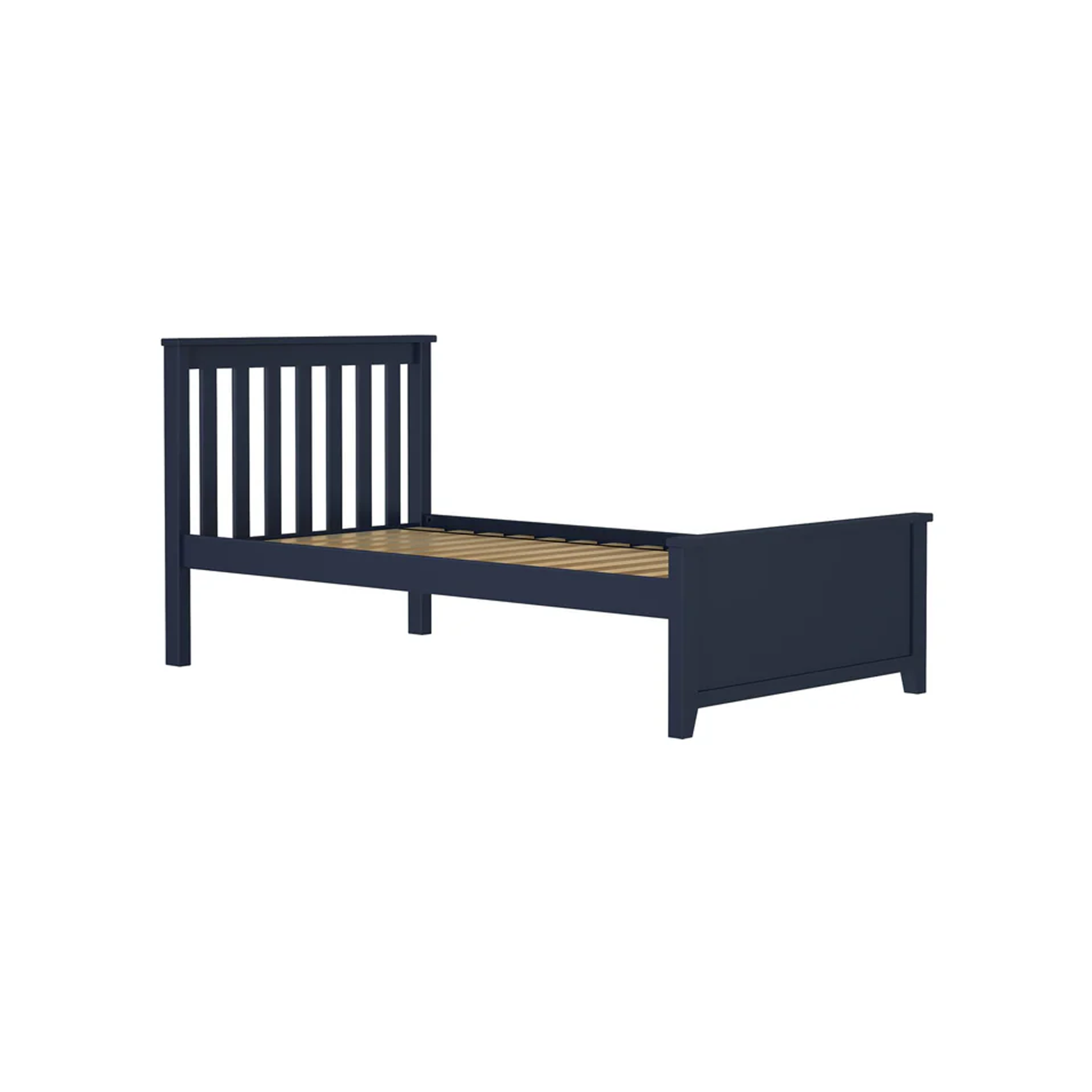 Dublin Twin Platform Bed With Slat Ends - Tots to Teens Furniture