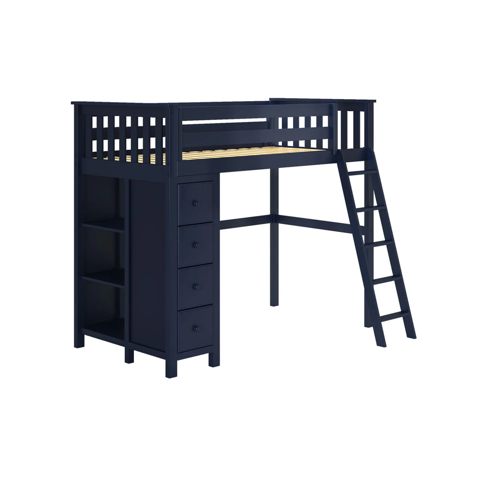 Edinburgh - Twin All-in-One w/ Dresser-Bookcase - Tots to Teens Furniture