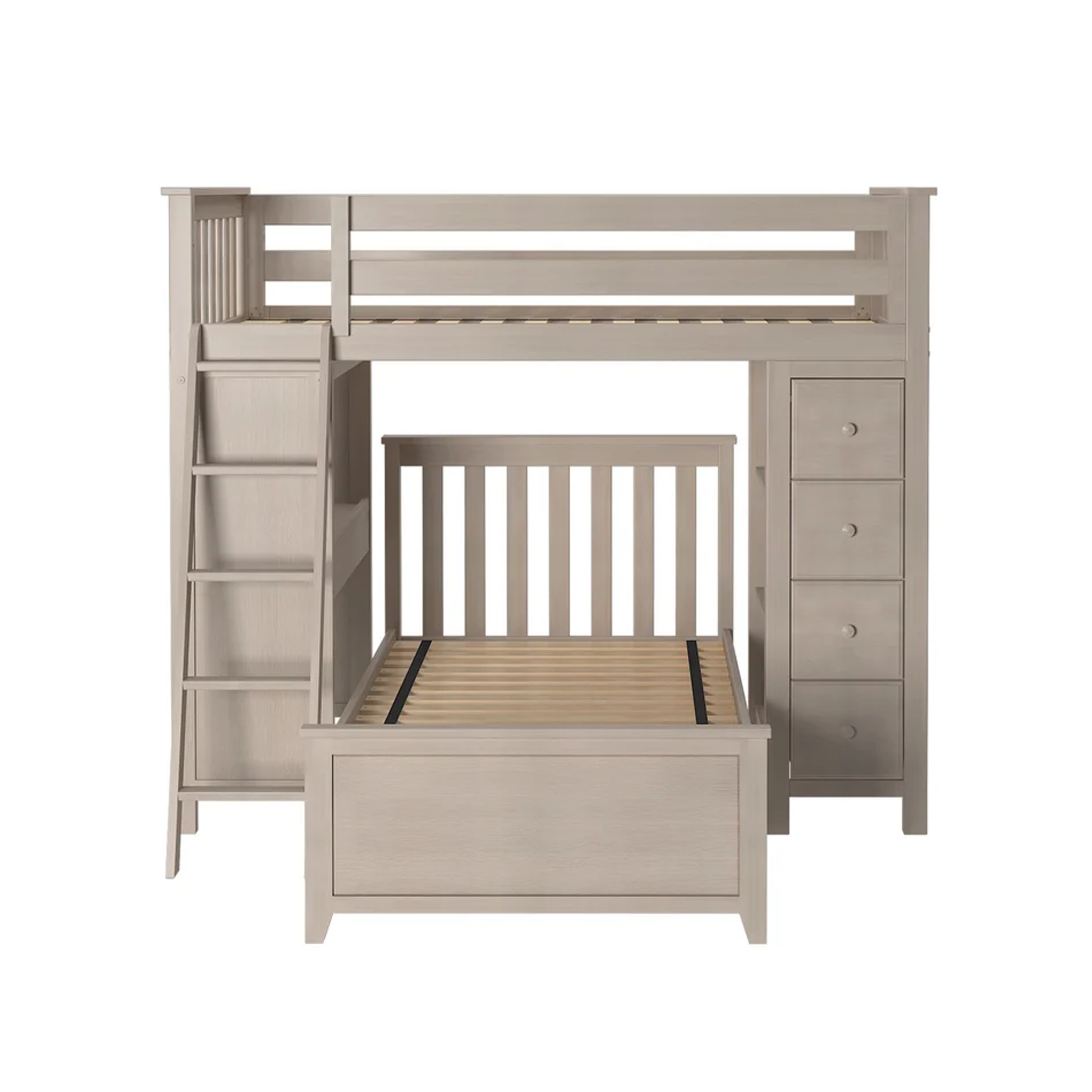 Kensington 1 - Twin All-in-One w/ Storage, Desk & Twin-Size Bed - Tots to Teens Furniture