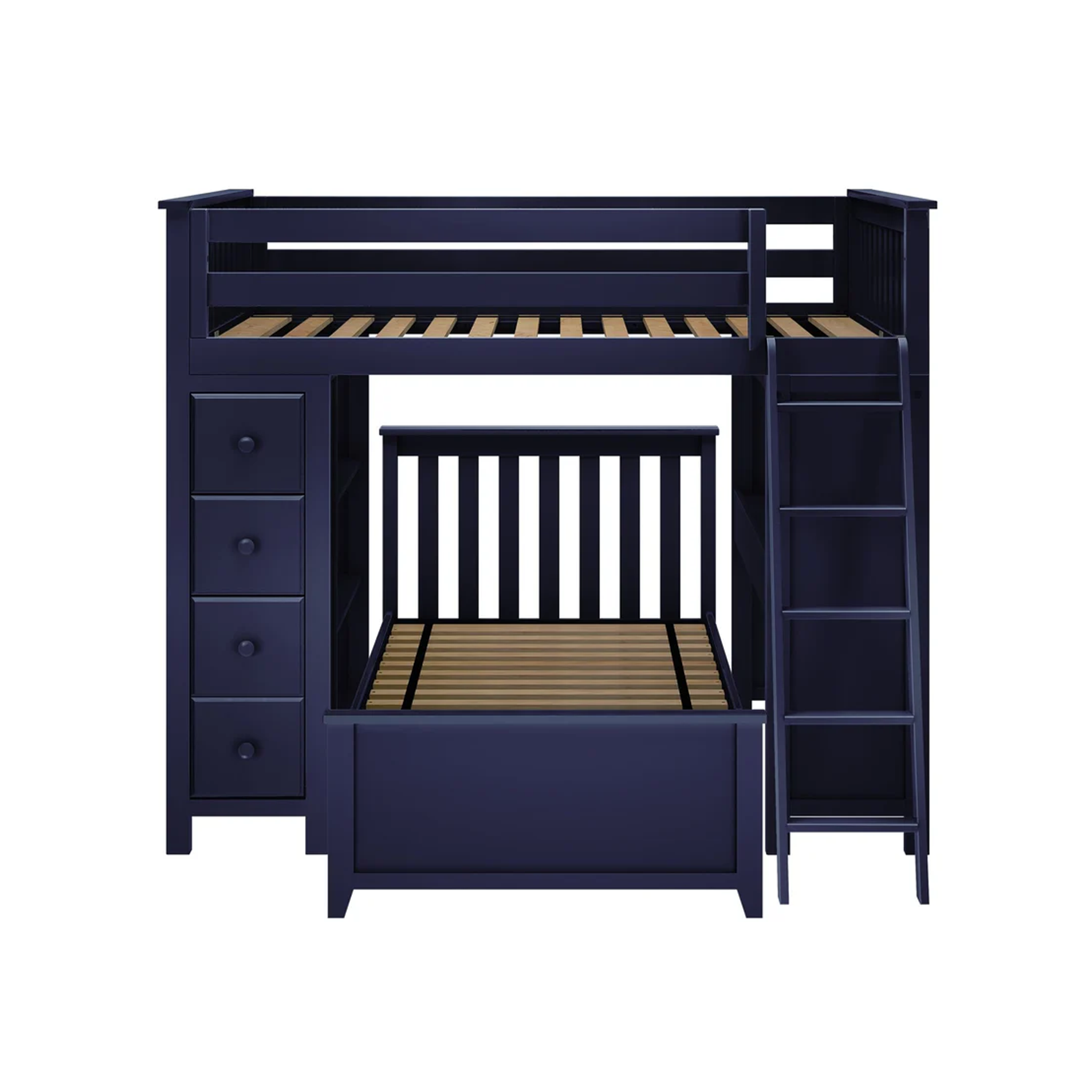 Mayfair 1 - Full All-in-One w/ Dresser, Bookcase, Desk & Twin-Size Bed - Tots to Teens Furniture