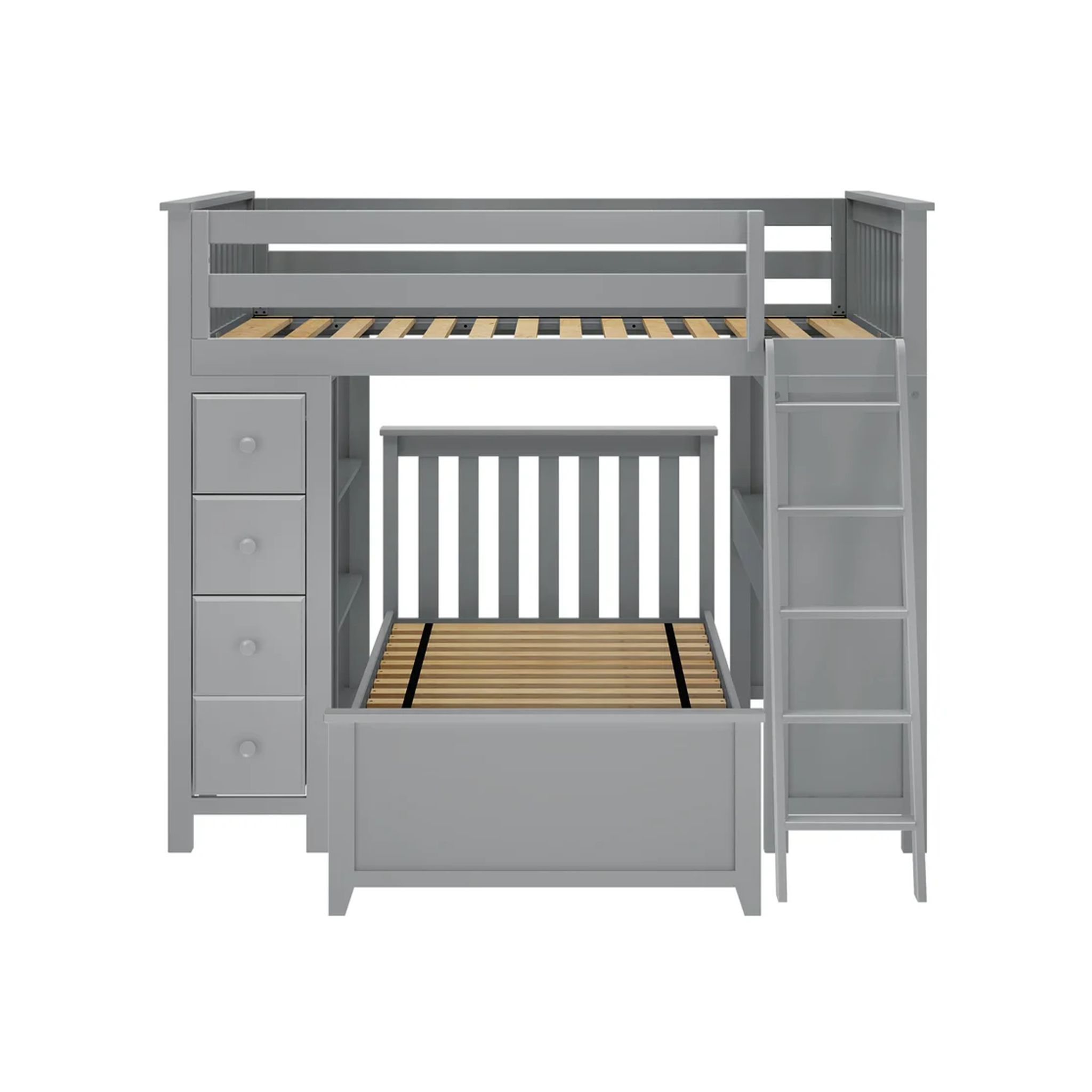 Mayfair 1 - Full All-in-One w/ Dresser, Bookcase, Desk & Twin-Size Bed - Tots to Teens Furniture