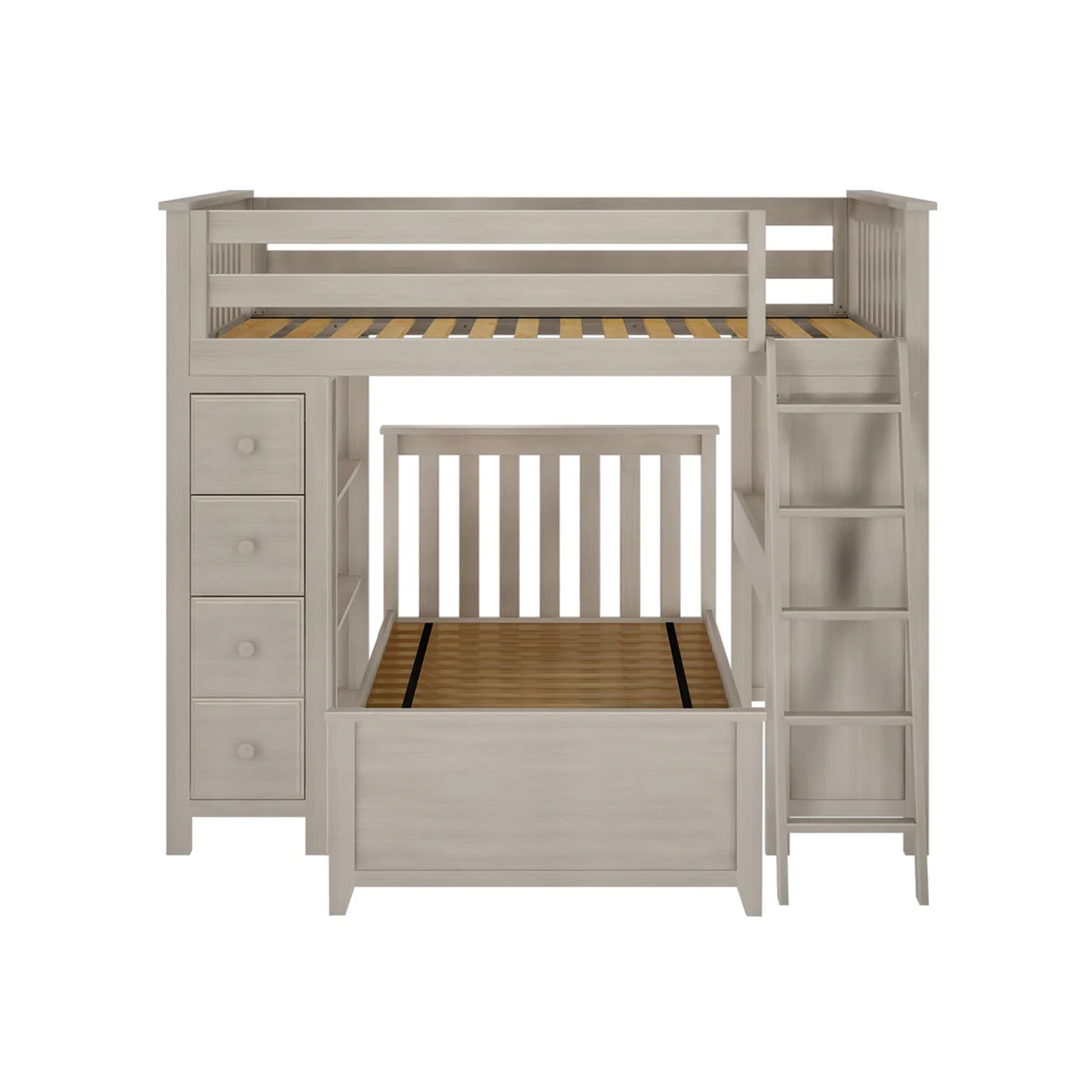 Mayfair 1 - Full All-in-One w/ Dresser, Bookcase, Desk & Twin-Size Bed - Tots to Teens Furniture