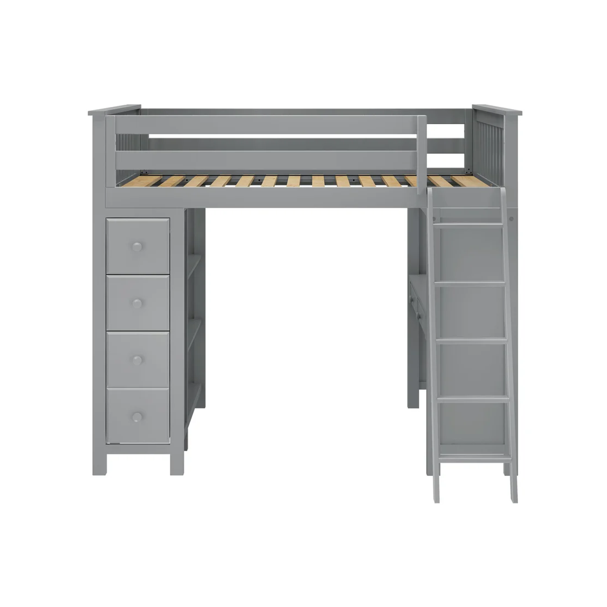 Mayfair - Full All-in-One w/ Dresser-Bookcase & Desk w/ Double-Drawer - Tots to Teens Furniture