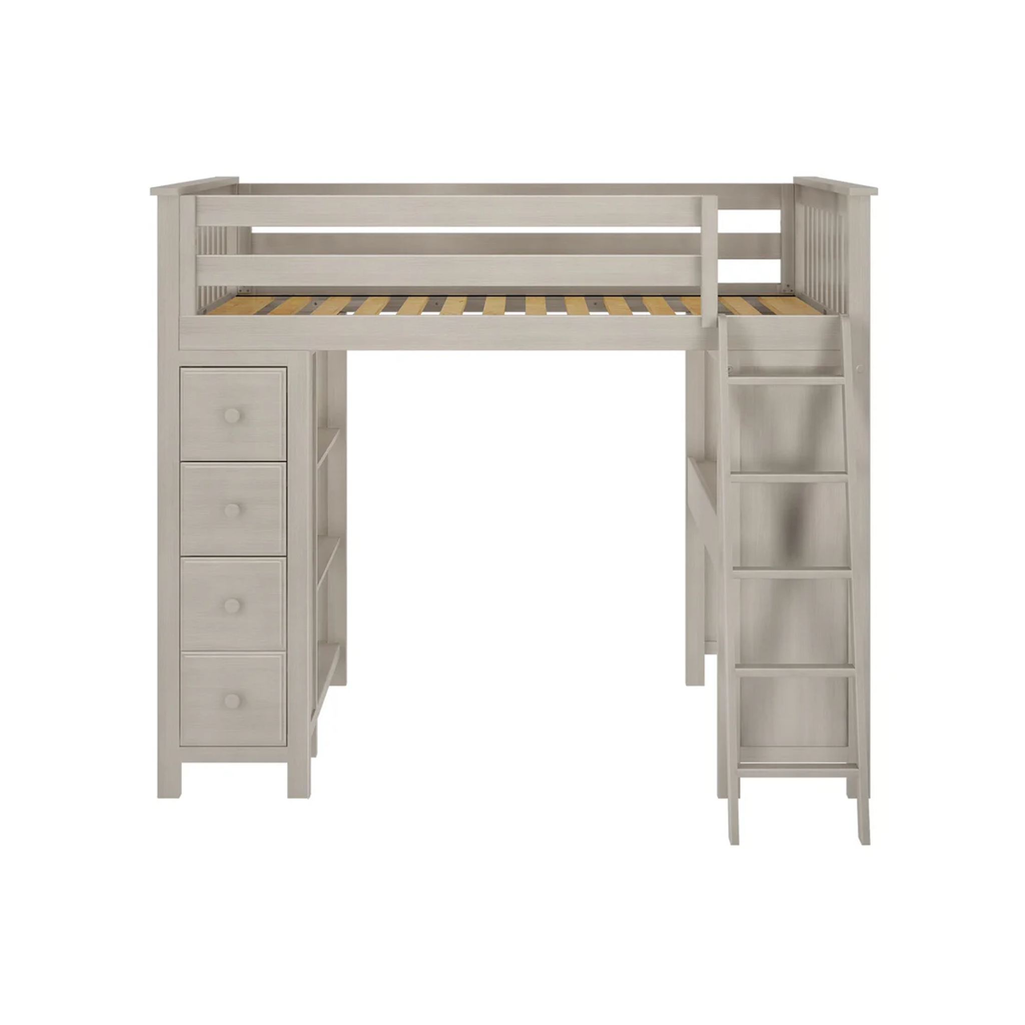 Mayfair - Full All-in-One w/ Dresser-Bookcase & Desk w/ Double-Drawer - Tots to Teens Furniture