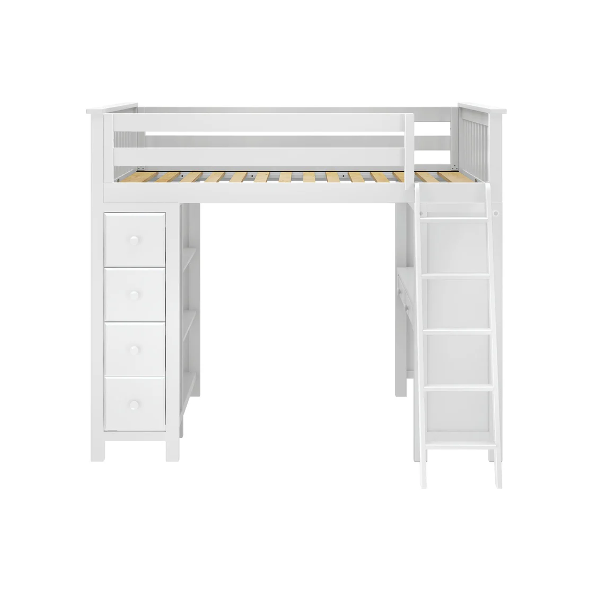 Mayfair - Full All-in-One w/ Dresser-Bookcase & Desk w/ Double-Drawer - Tots to Teens Furniture