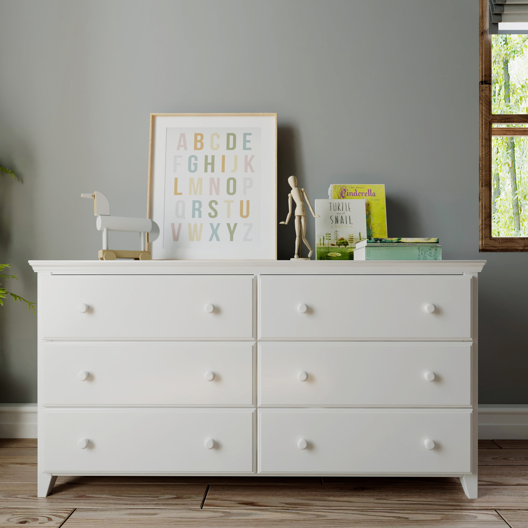 6-Drawer Dresser - Tots to Teens Furniture
