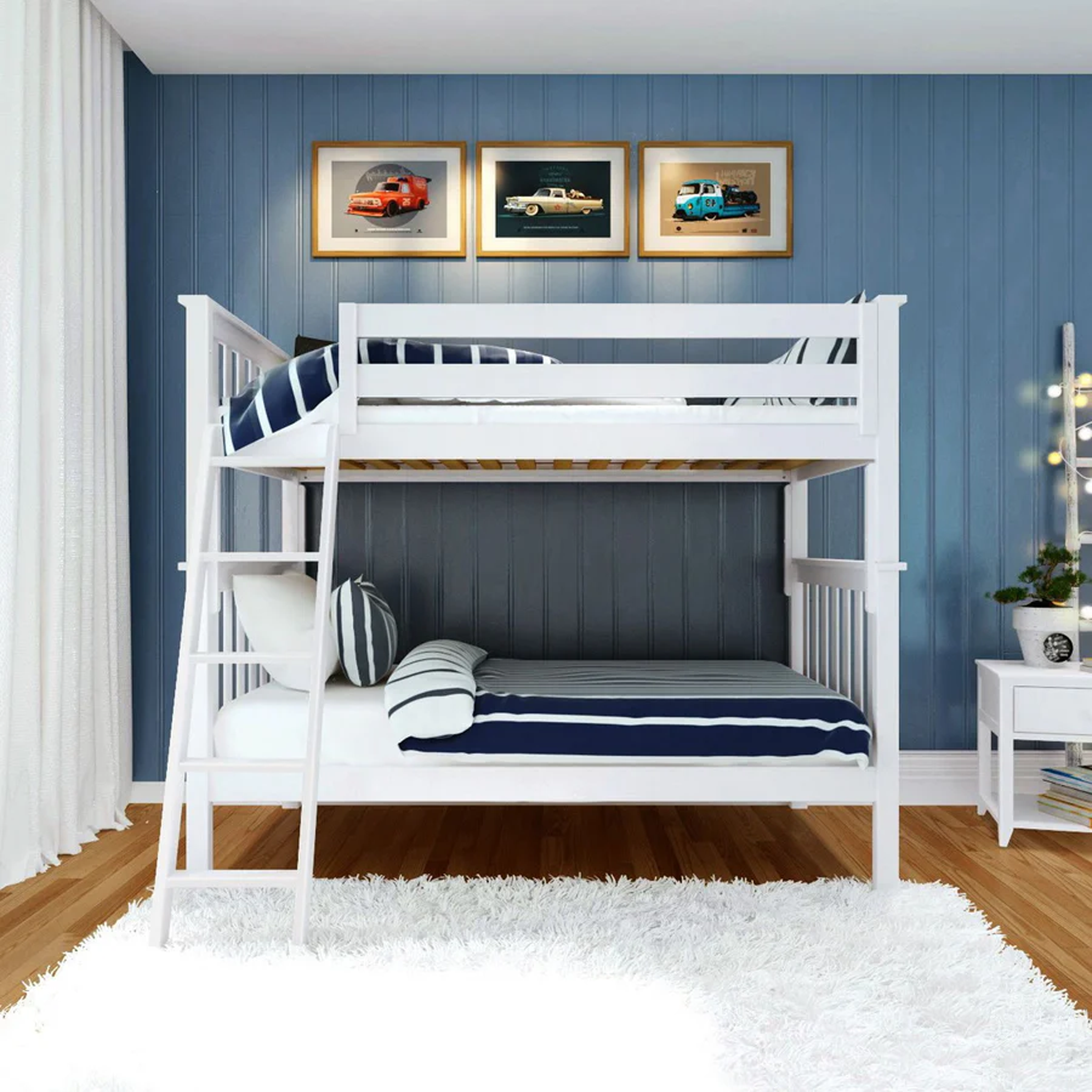 Bristol 1 - Twin/Twin Bunk Bed w/Angle Ladder - Tots to Teens Furniture