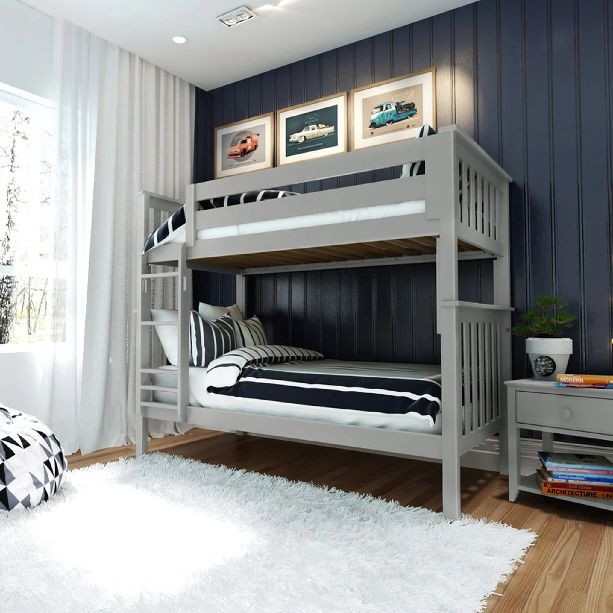 Bristol - Twin/Twin Bunk Bed w/Straight Ladder - Tots to Teens Furniture