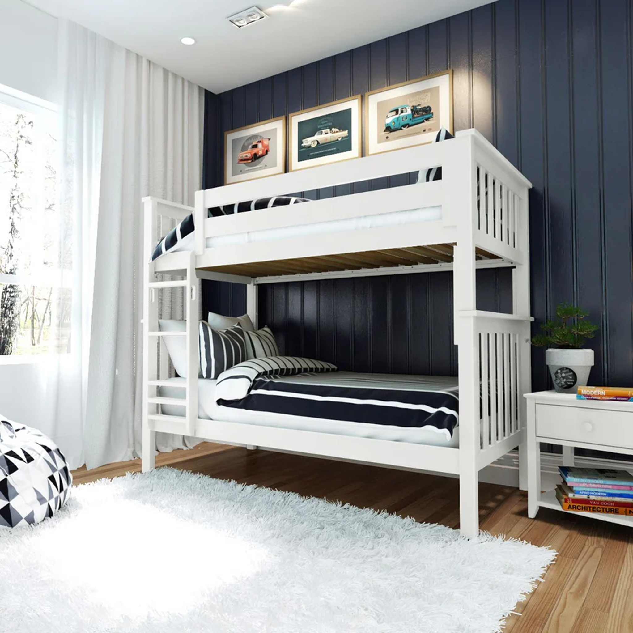 Bristol - Twin/Twin Bunk Bed w/Straight Ladder - Tots to Teens Furniture