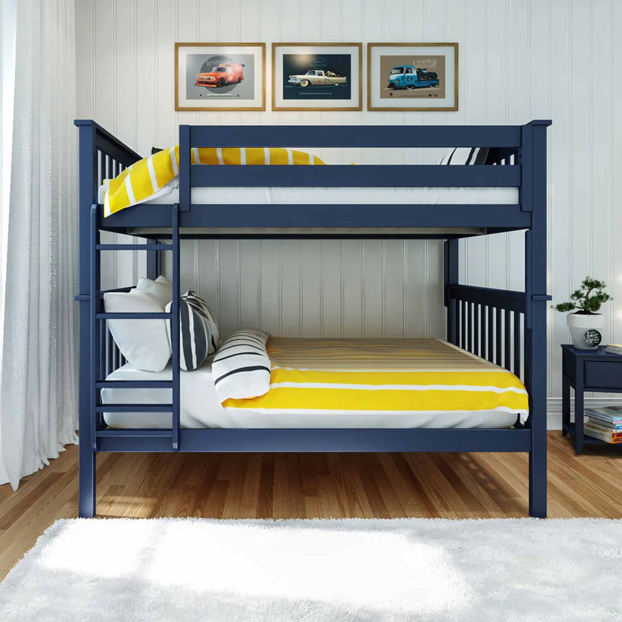 Cambridge - Full/Full Bunk Bed w/Straight Ladder - Tots to Teens Furniture