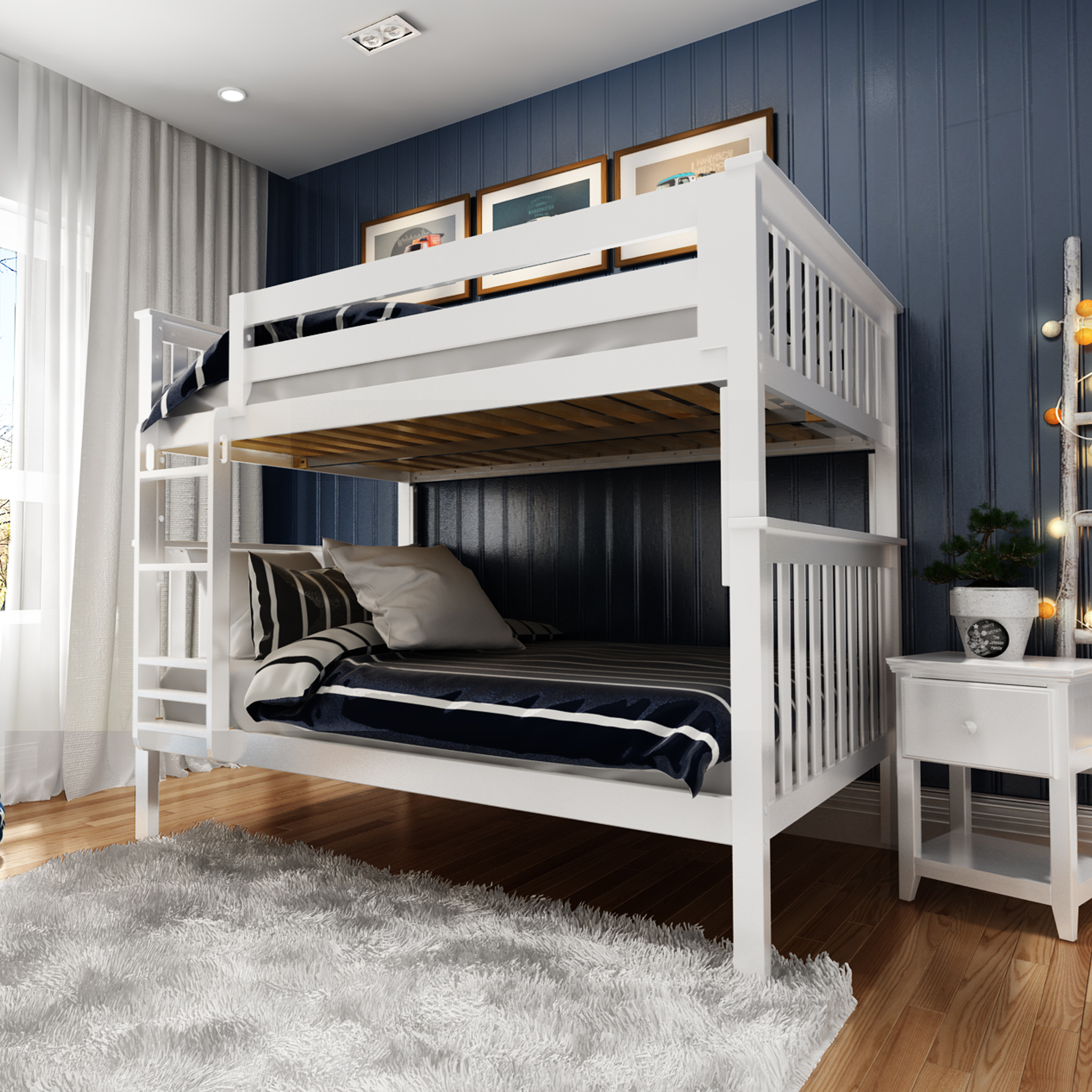 Cambridge - Full/Full Bunk Bed w/Straight Ladder - Tots to Teens Furniture