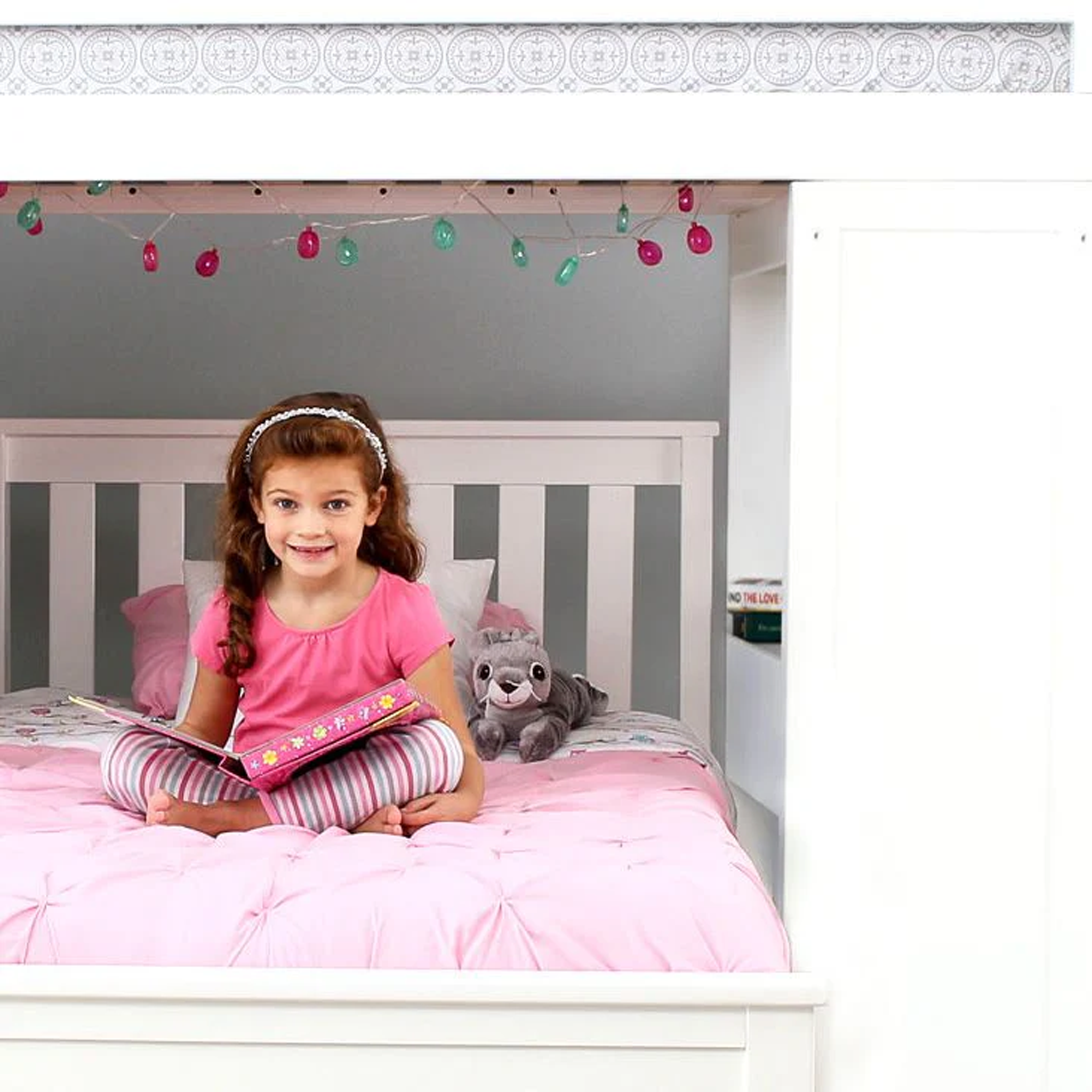 Canterbury 1 - Twin All-in-One w/ Desk & Twin-Size Bed - Tots to Teens Furniture