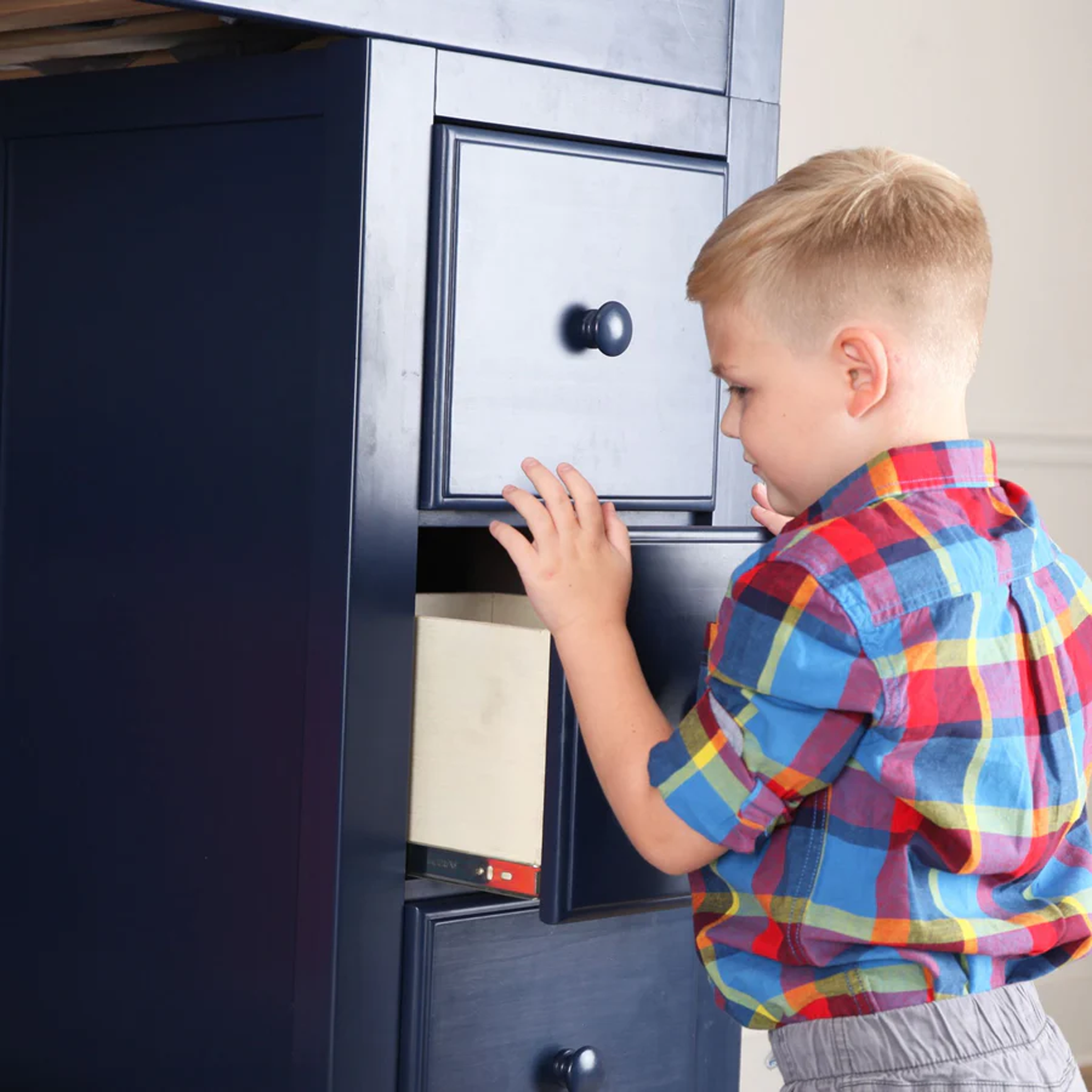 Edinburgh - Twin All-in-One w/ Dresser-Bookcase - Tots to Teens Furniture