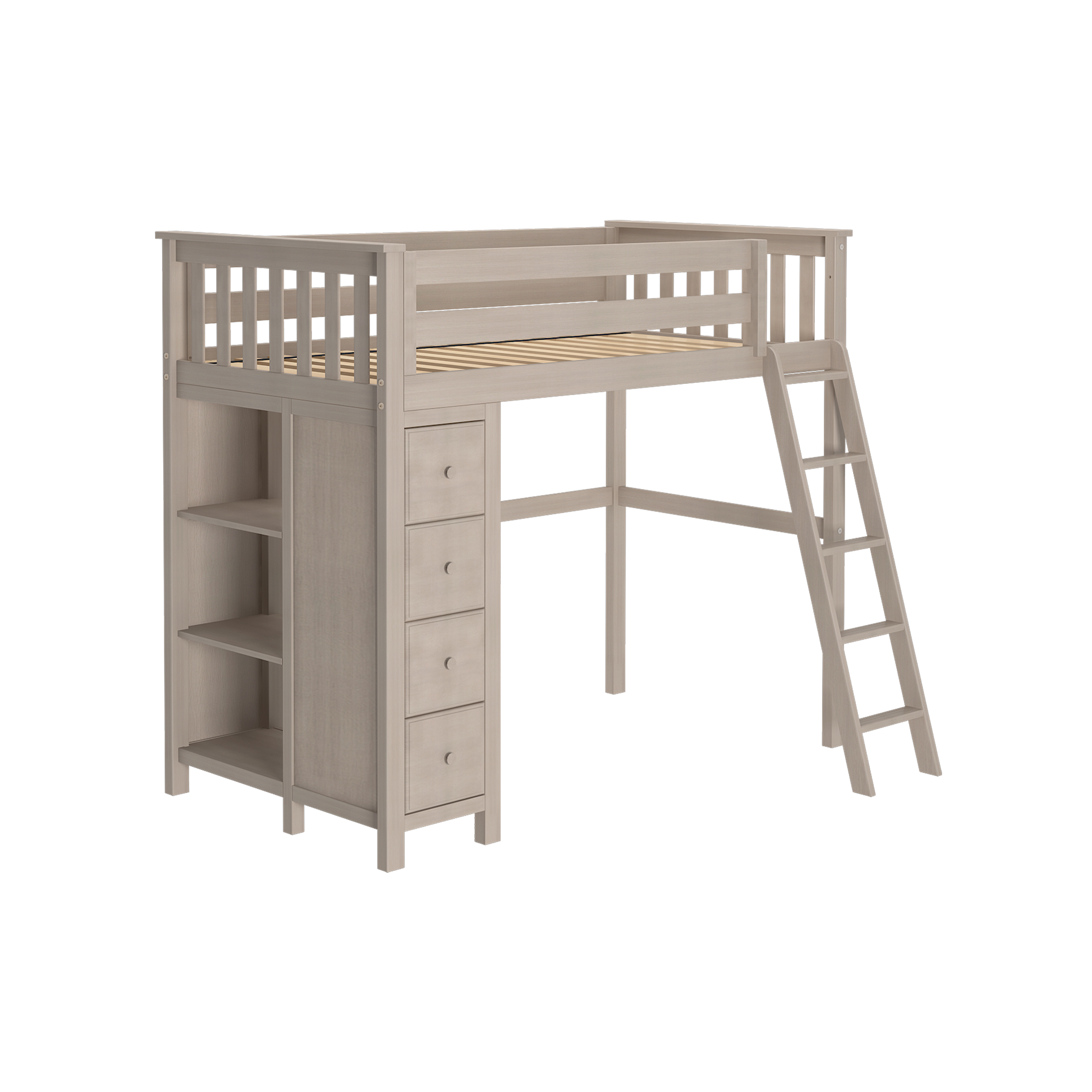 Edinburgh - Twin All-in-One w/ Dresser-Bookcase - Tots to Teens Furniture