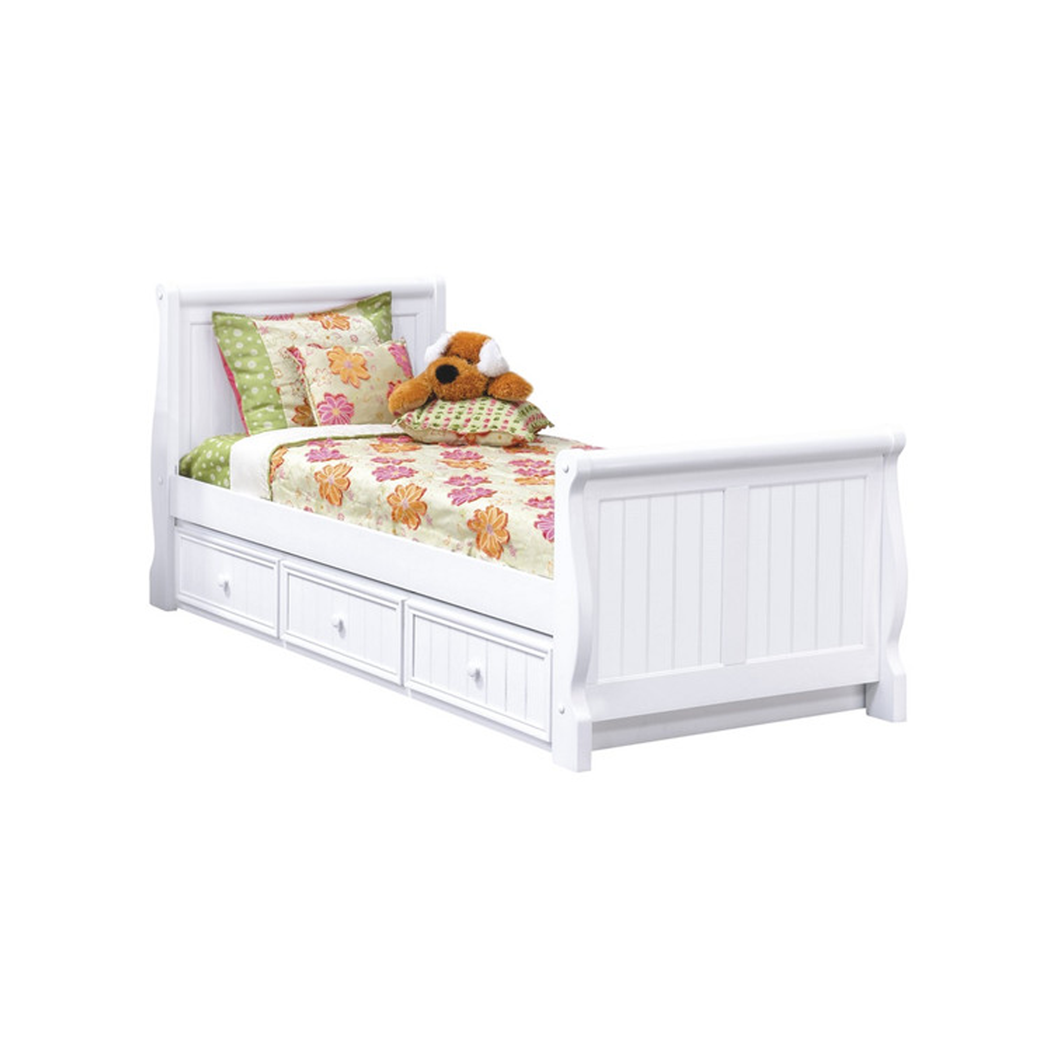 Rodanthe Sleigh Bed - Tots to Teens Furniture