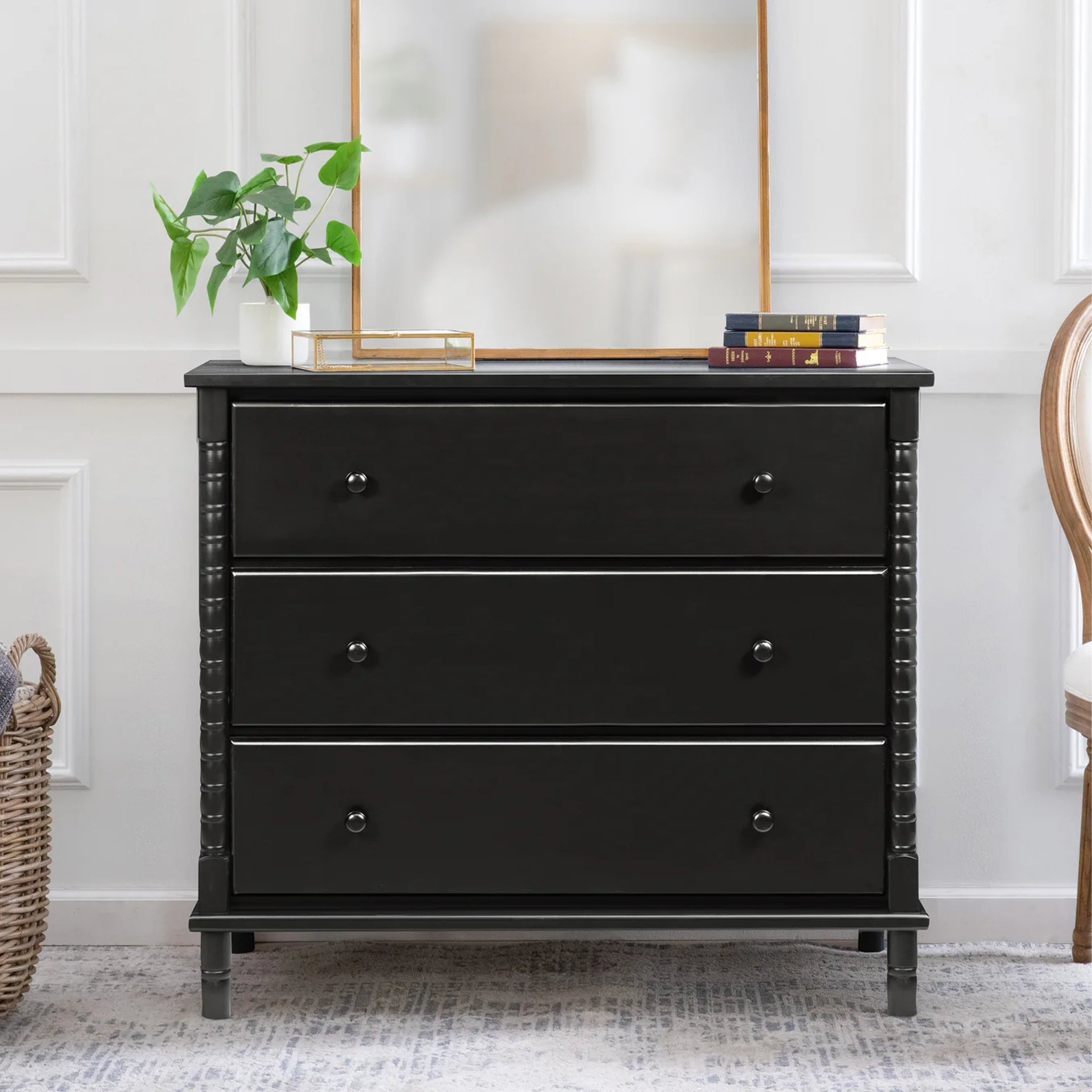 Jenny Lind 3 Drawer Spindle Dresser - Tots to Teens Furniture