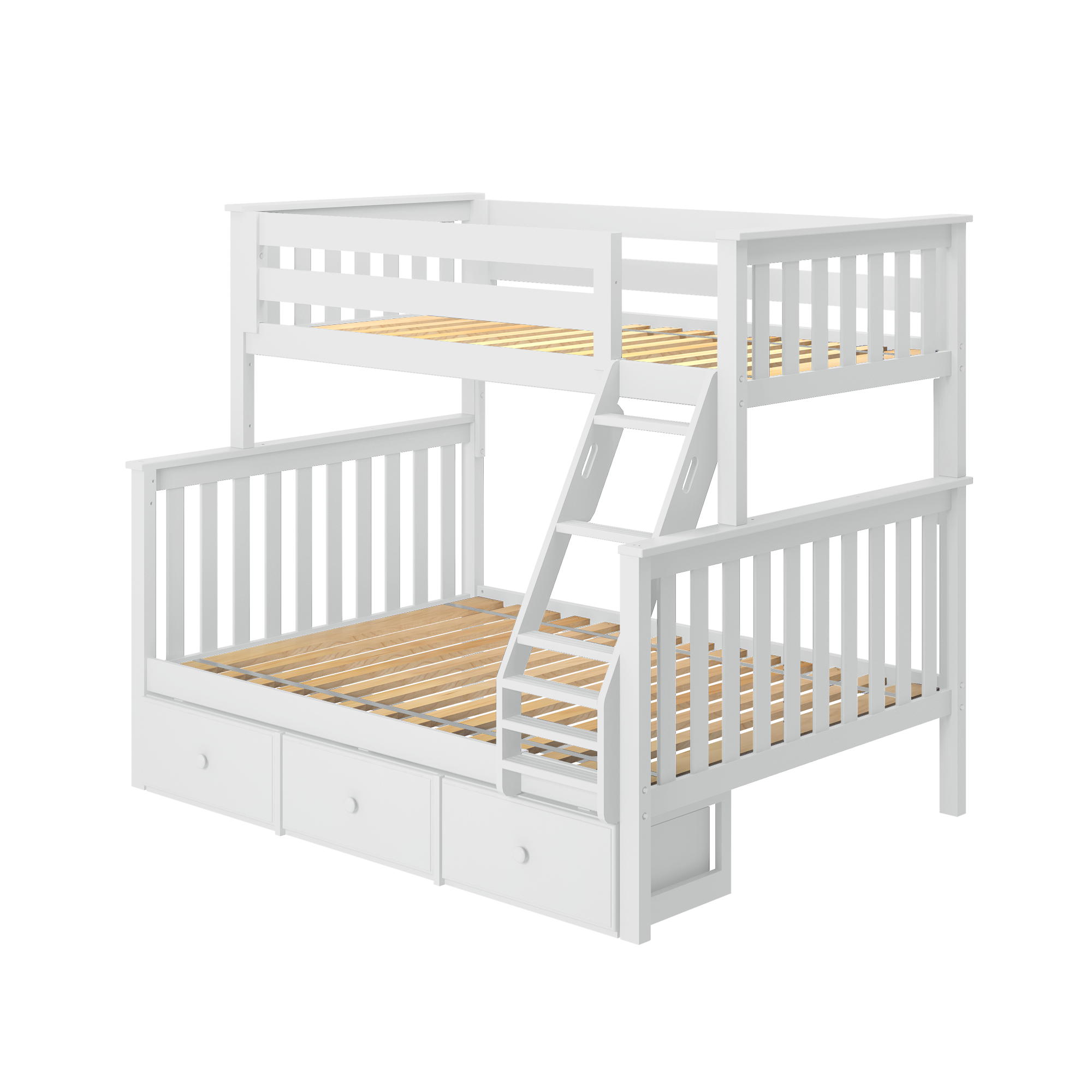 Kent - Twin/Full Bunk Bed w/Angle Ladder - Tots to Teens Furniture