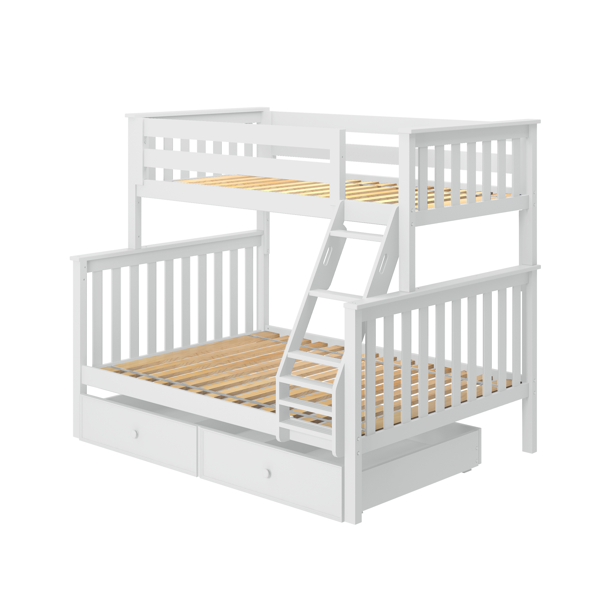 Kent - Twin/Full Bunk Bed w/Angle Ladder - Tots to Teens Furniture