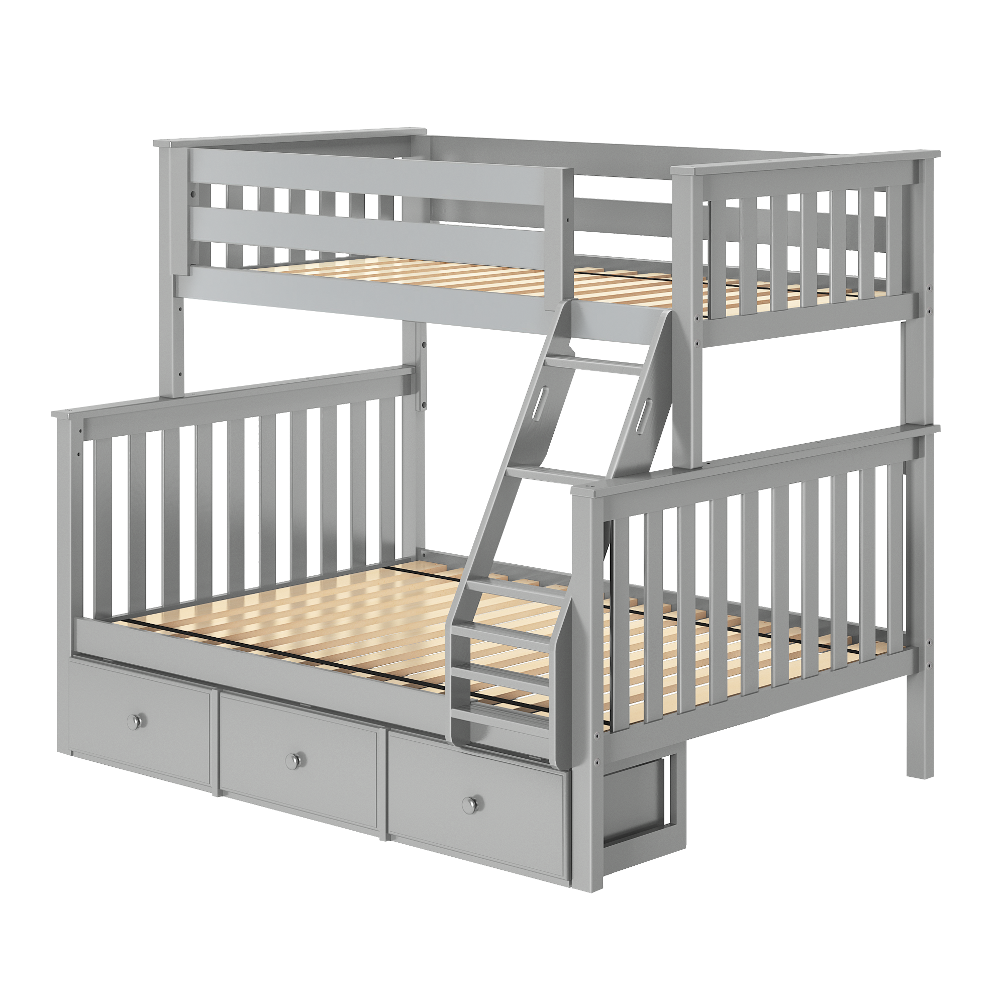 Kent - Twin/Full Bunk Bed w/Angle Ladder - Tots to Teens Furniture