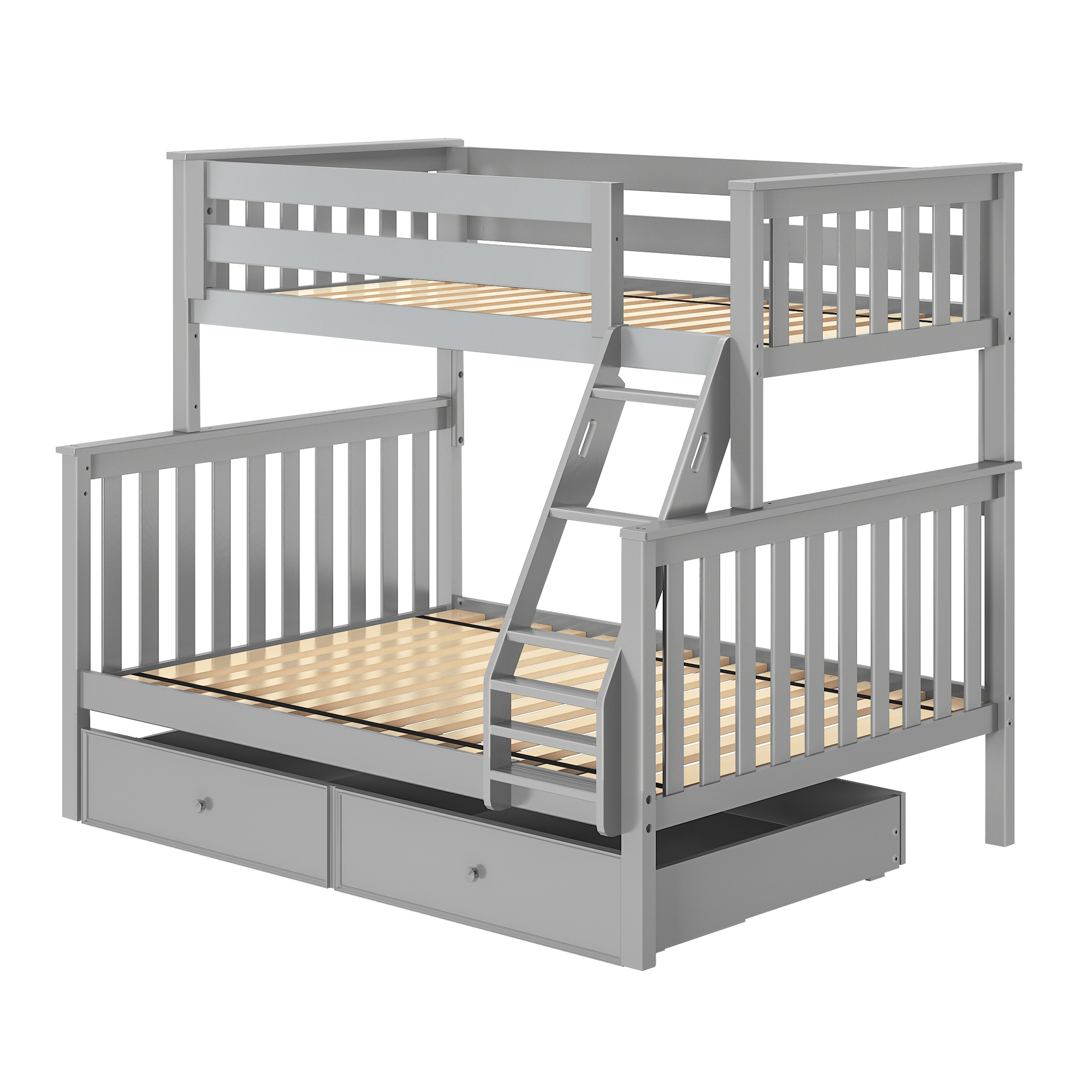 Kent - Twin/Full Bunk Bed w/Angle Ladder - Tots to Teens Furniture