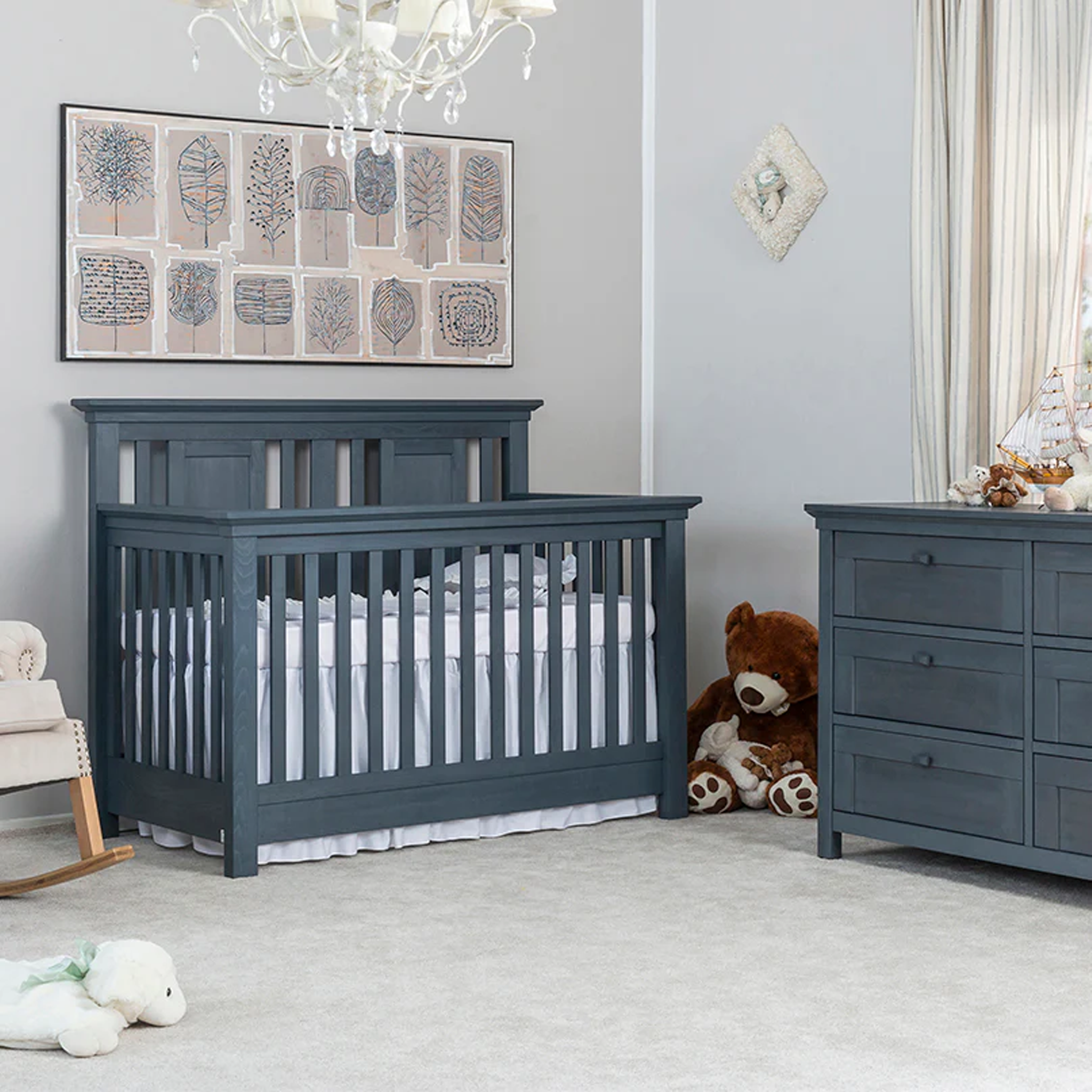Romina Karisma Convertible Crib / Open Back - Tots to Teens Furniture