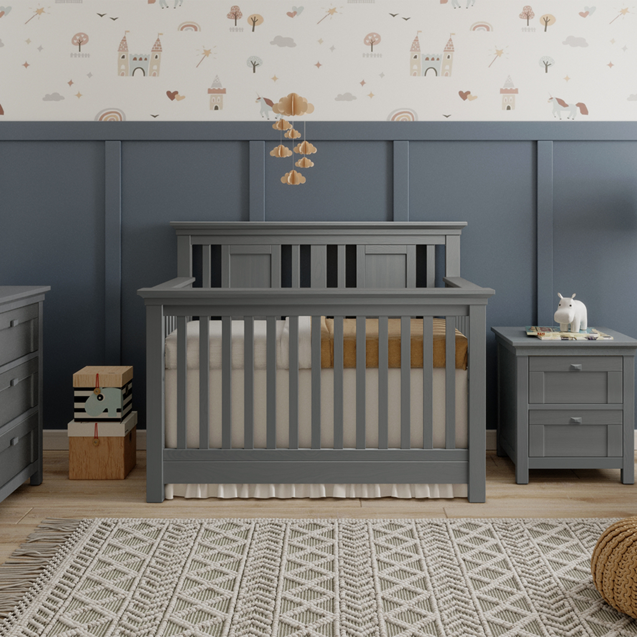 Romina Karisma Convertible Crib / Open Back - Tots to Teens Furniture