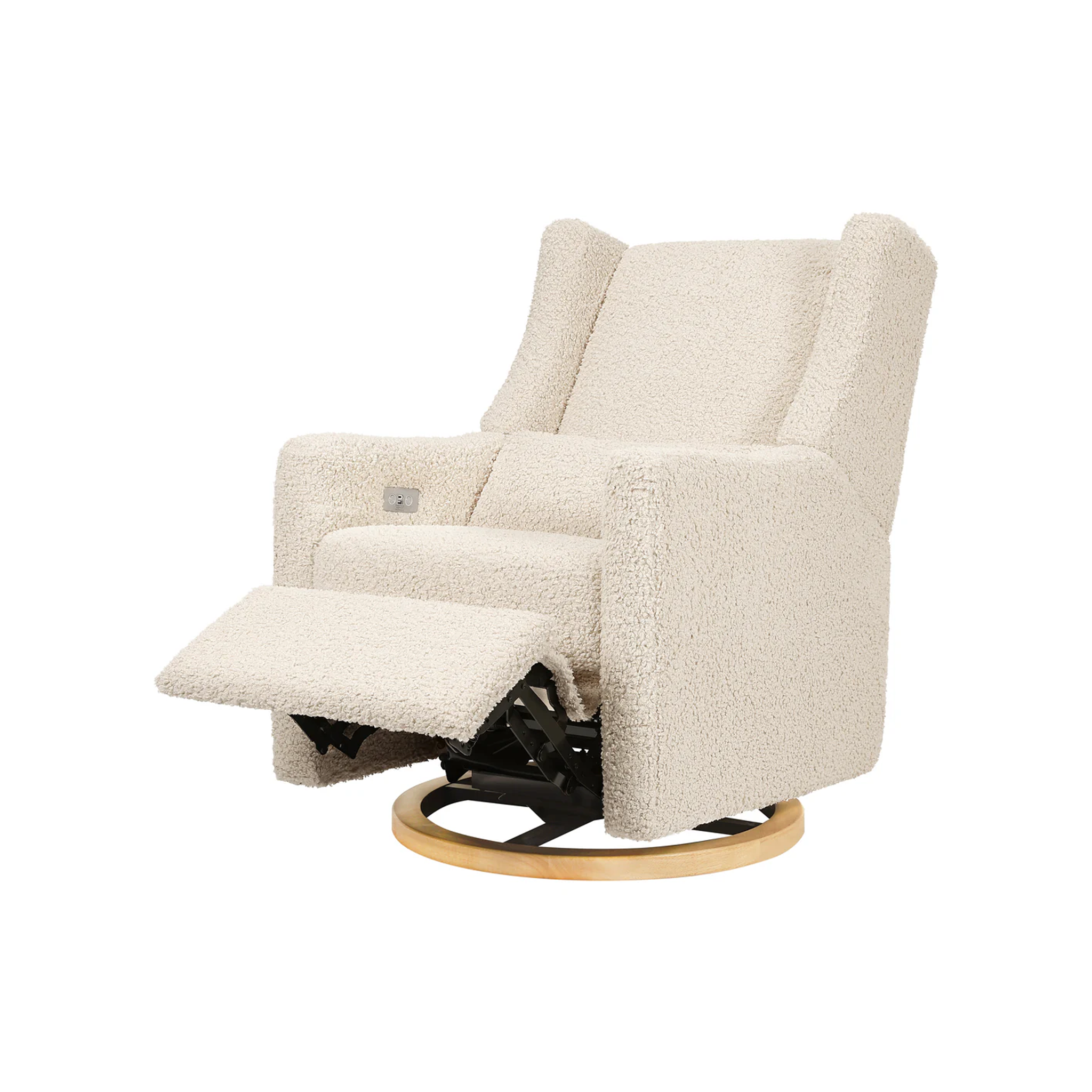 Babyletto Kiwi Electronic Recliner and Swivel Glider with USB port | Tots to Teens Furniture