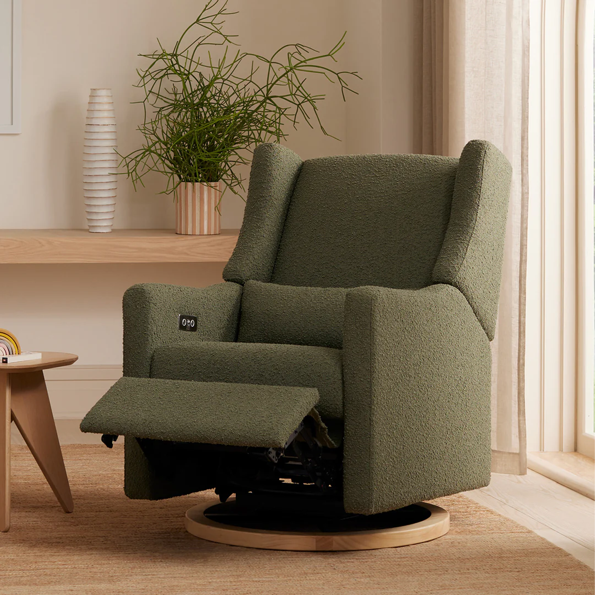 Babyletto Kiwi Electronic Recliner and Swivel Glider with USB port | Tots to Teens Furniture