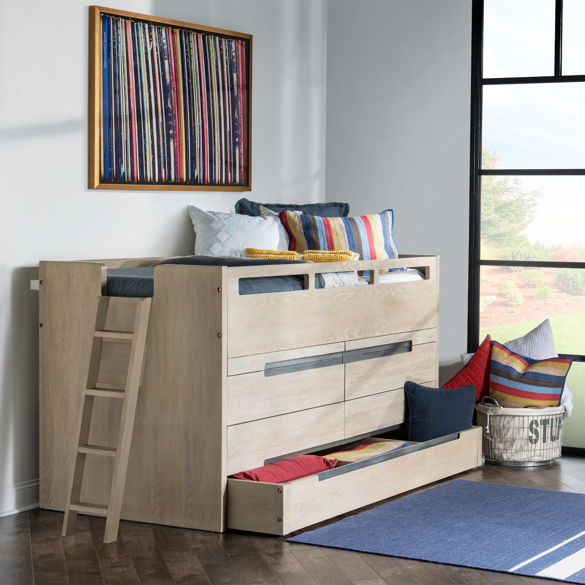 District Twin Captains Bed - Tots to Teens Furniture