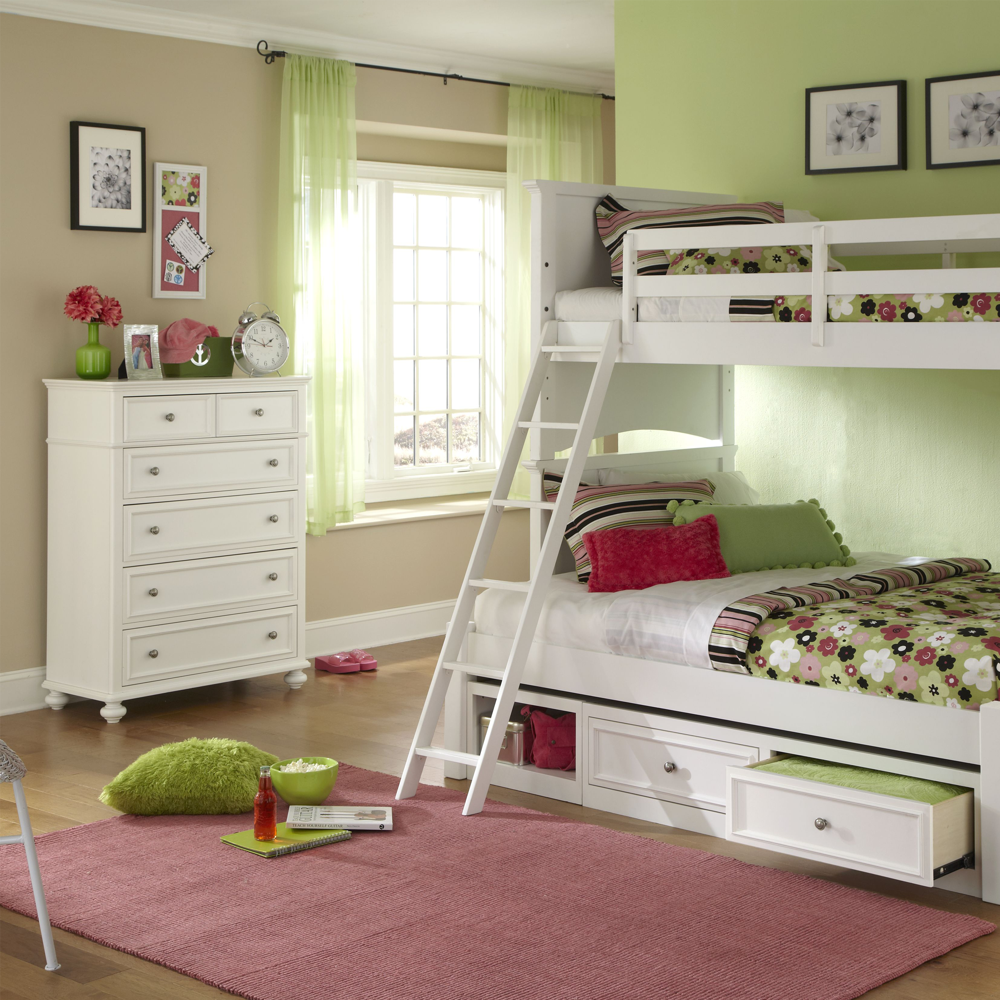 Madison 5 Drawer Chest in Natural White - Tots to Teens Furniture