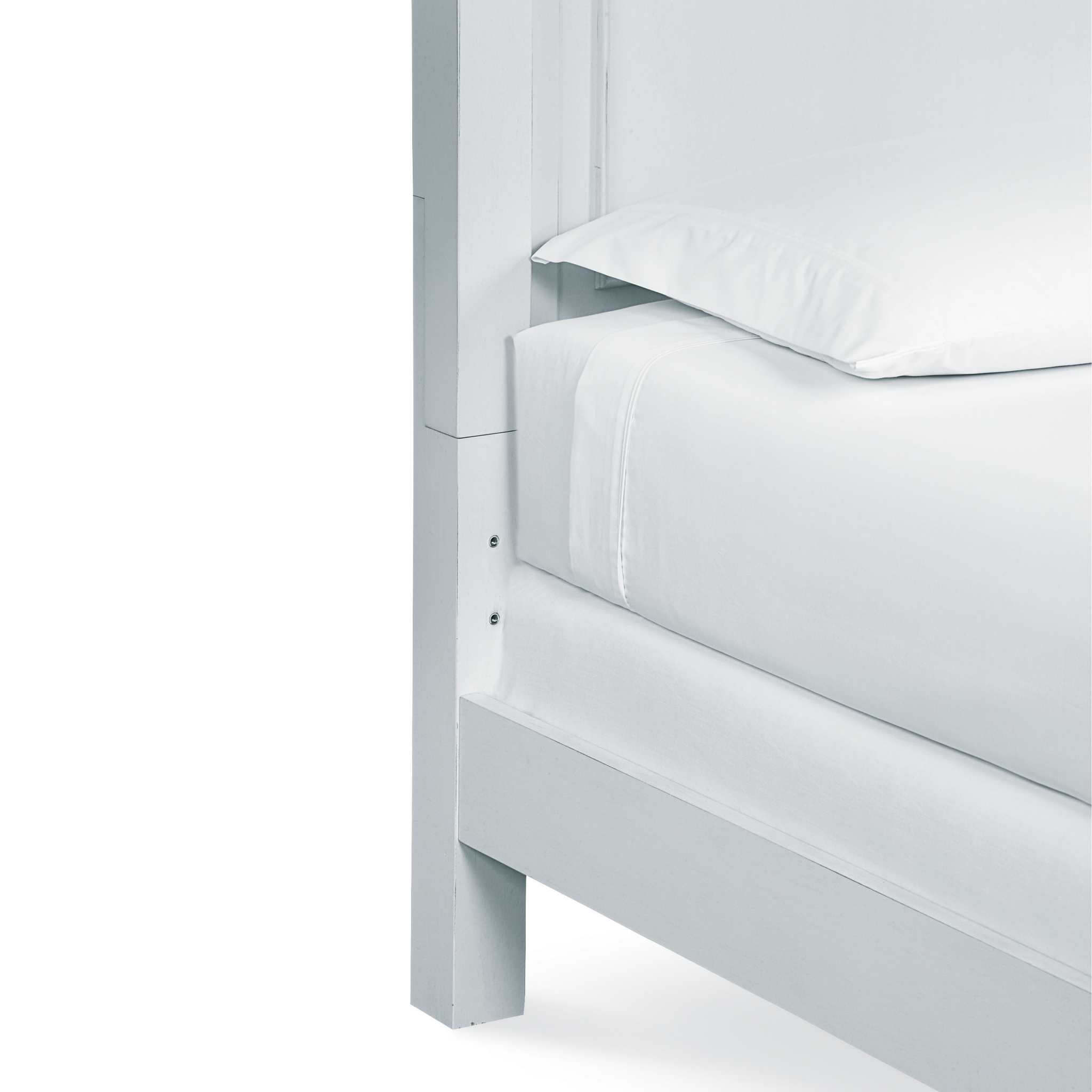 Madison Panel Bed in Natural White - Tots to Teens Furniture