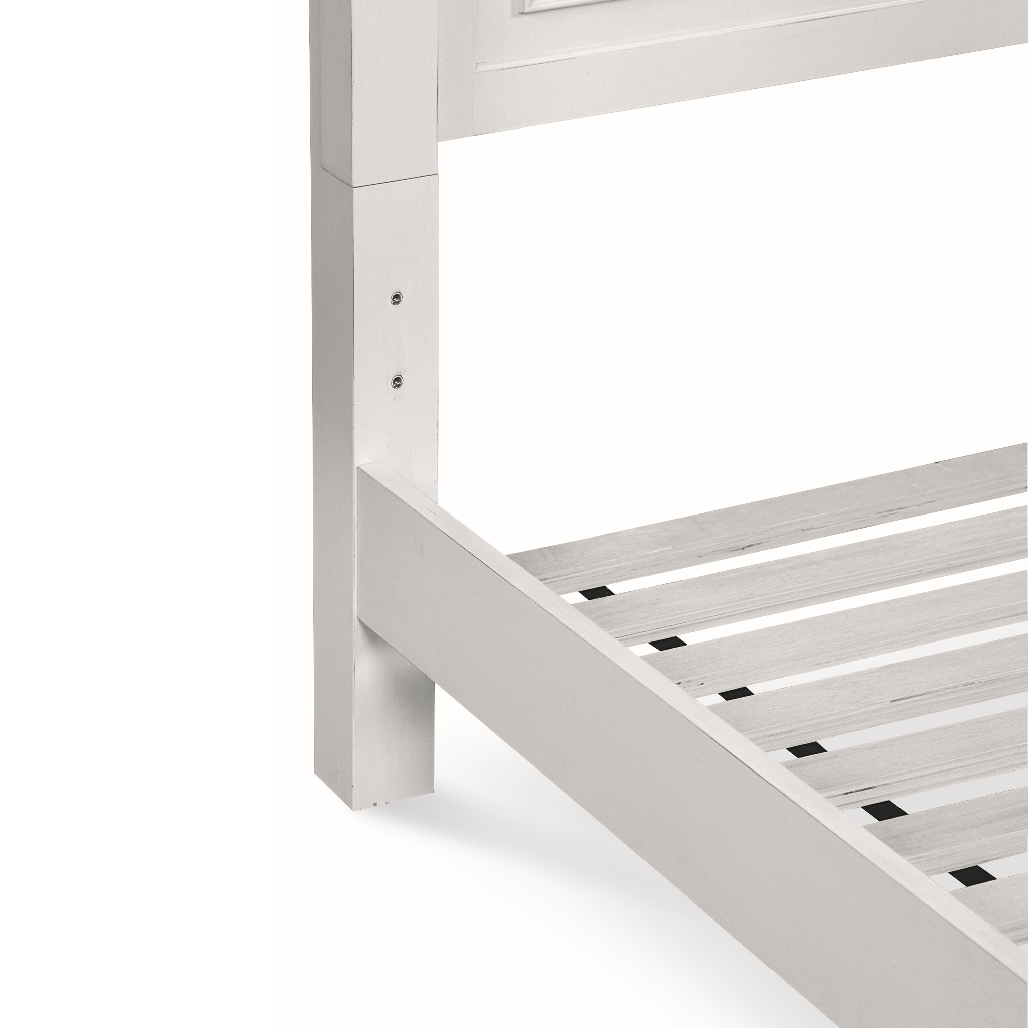 Madison Panel Bed in Natural White - Tots to Teens Furniture