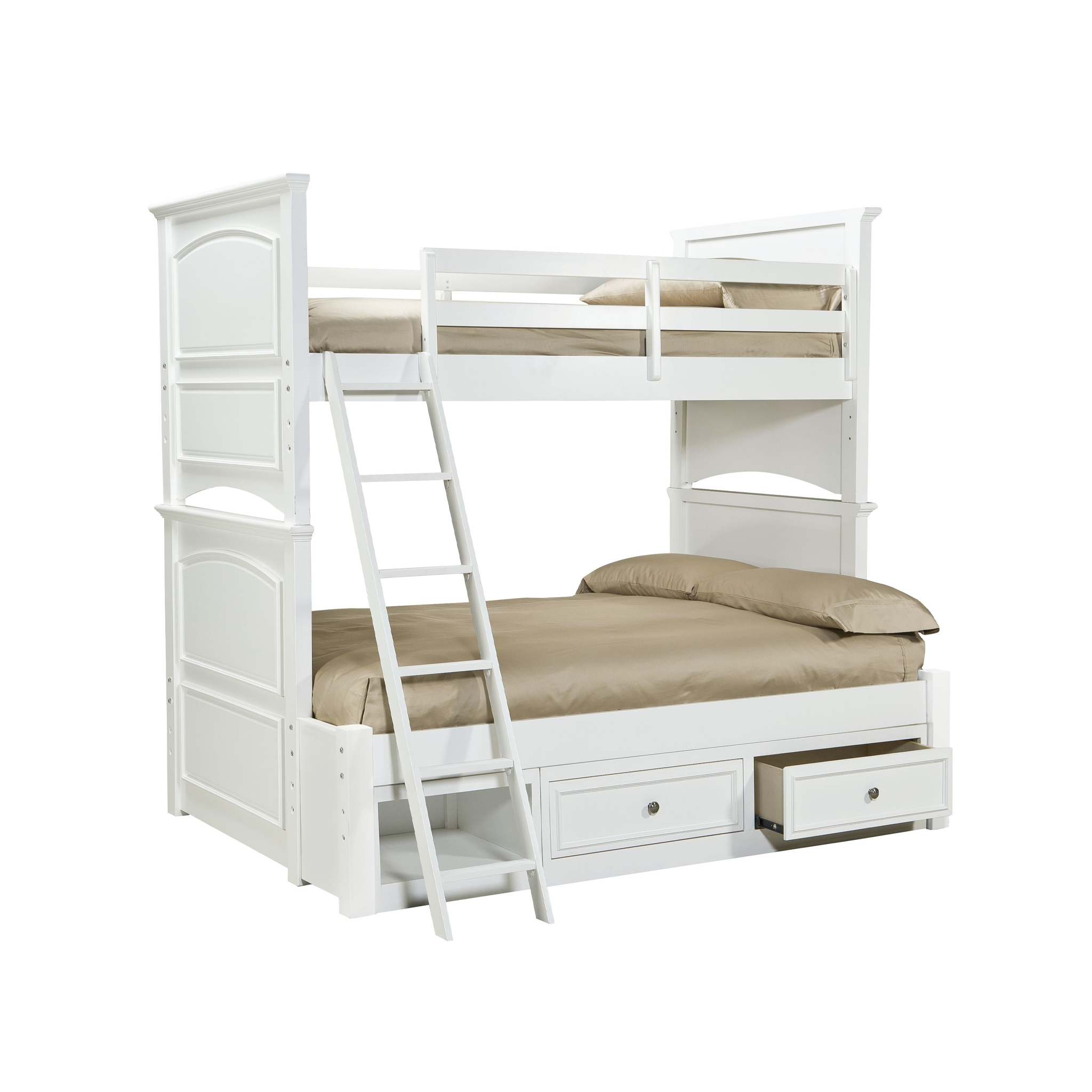 Madison Bunk Bed in Natural White - Tots to Teens Furniture