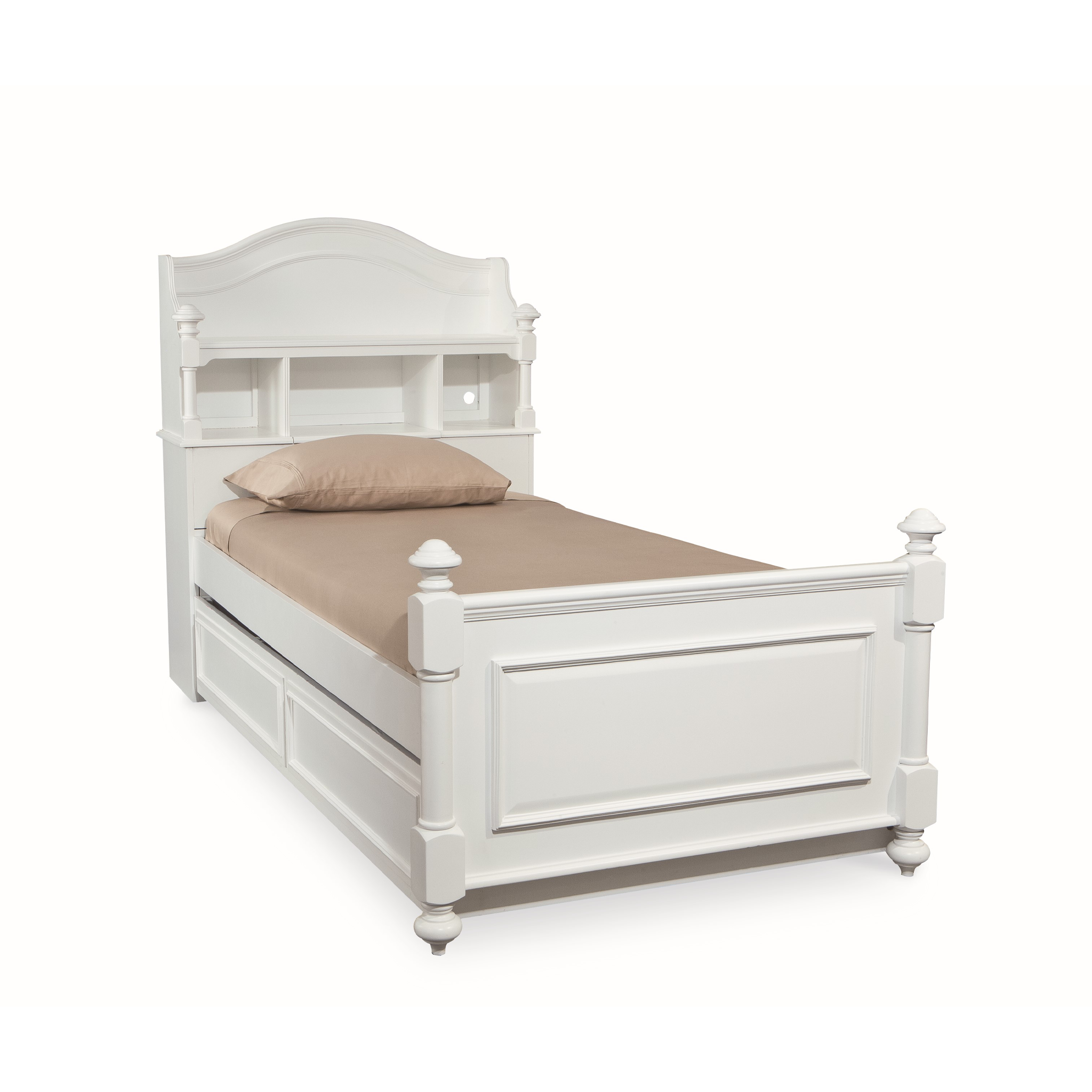 Madison Trundle/Storage Drawer in Natural White - Tots to Teens Furniture