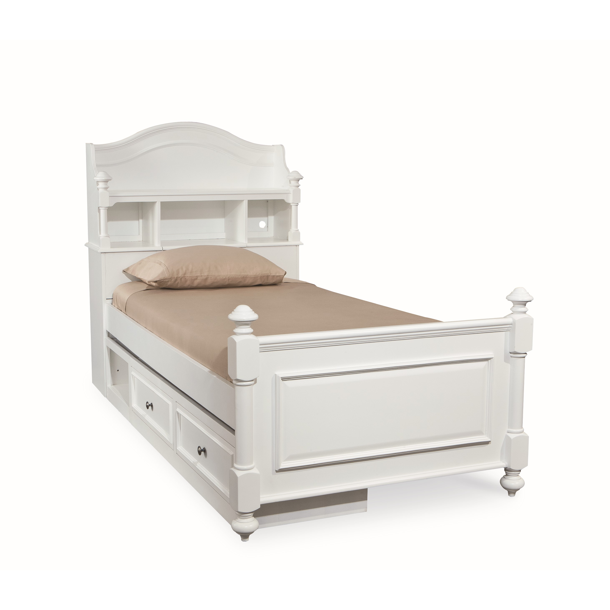 Madison Underbed Storage Drawer in Natural White - Tots to Teens Furniture