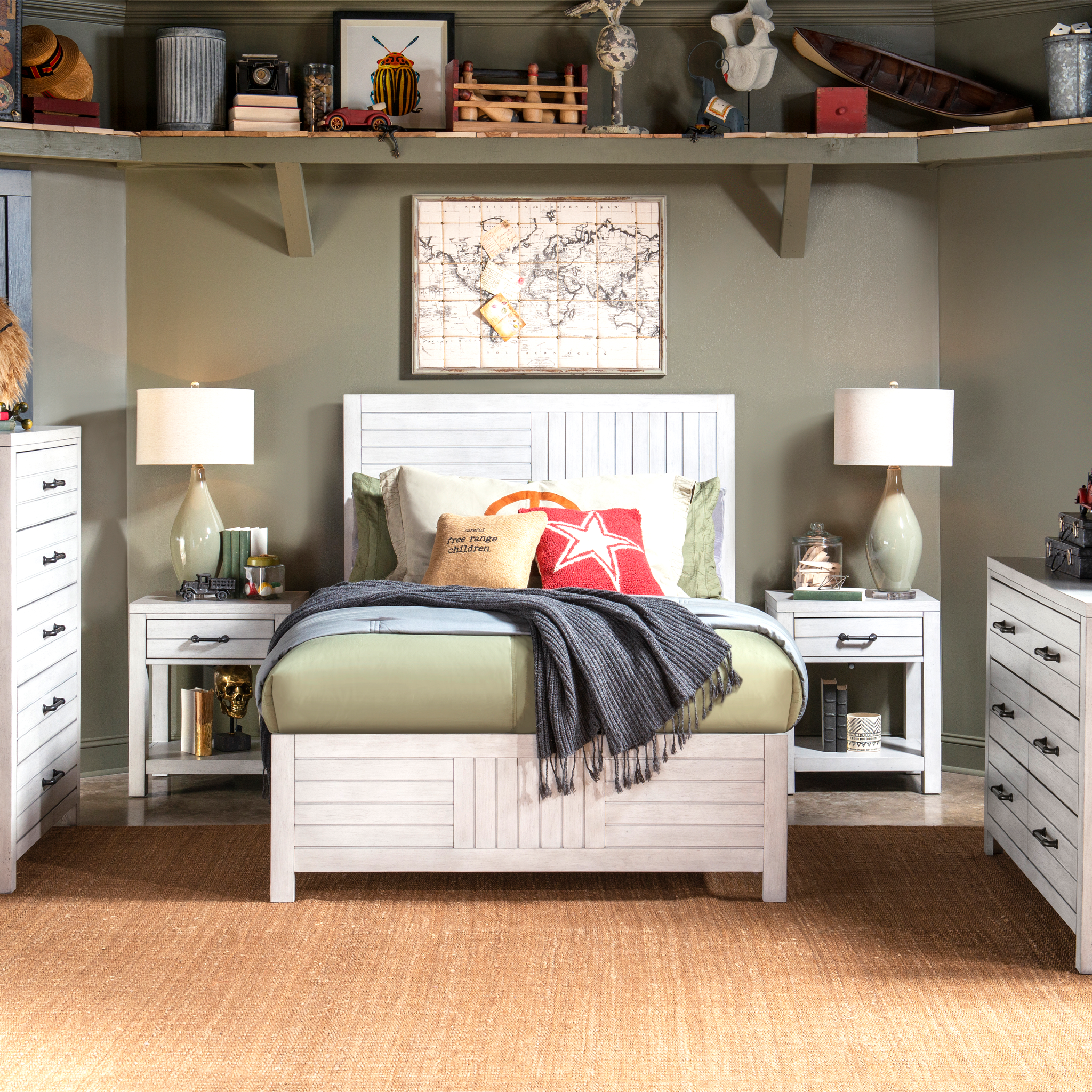 Summer Camp Panel Bed - Tots to Teens Furniture