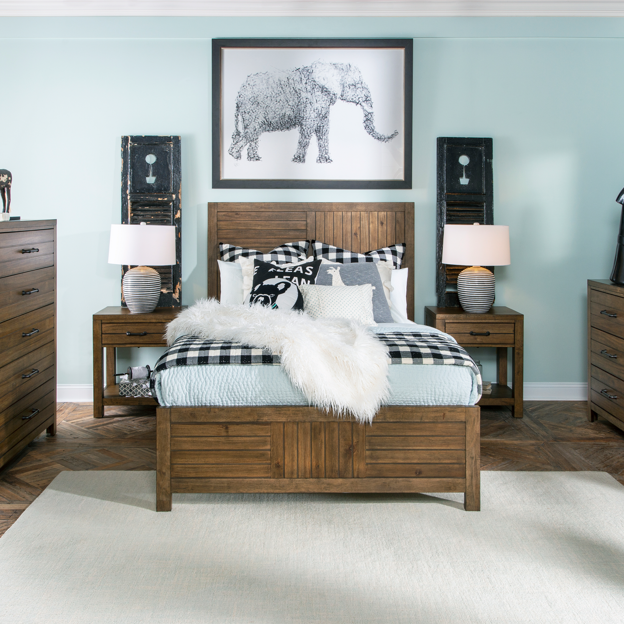 Summer Camp Panel Bed - Tots to Teens Furniture