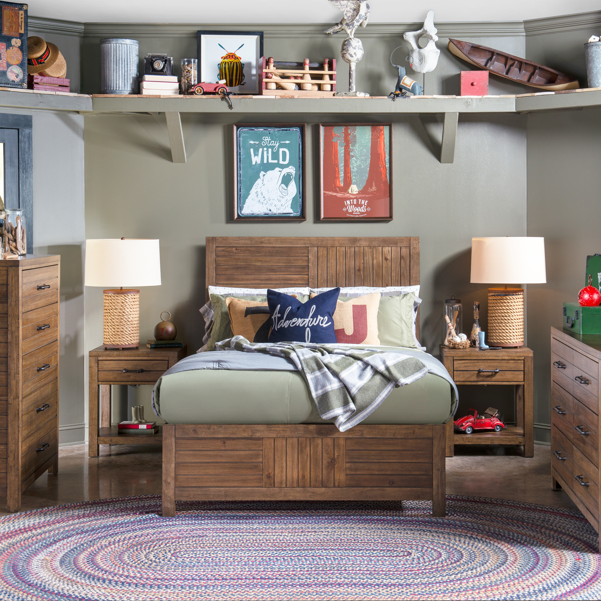 Summer Camp Panel Bed - Tots to Teens Furniture