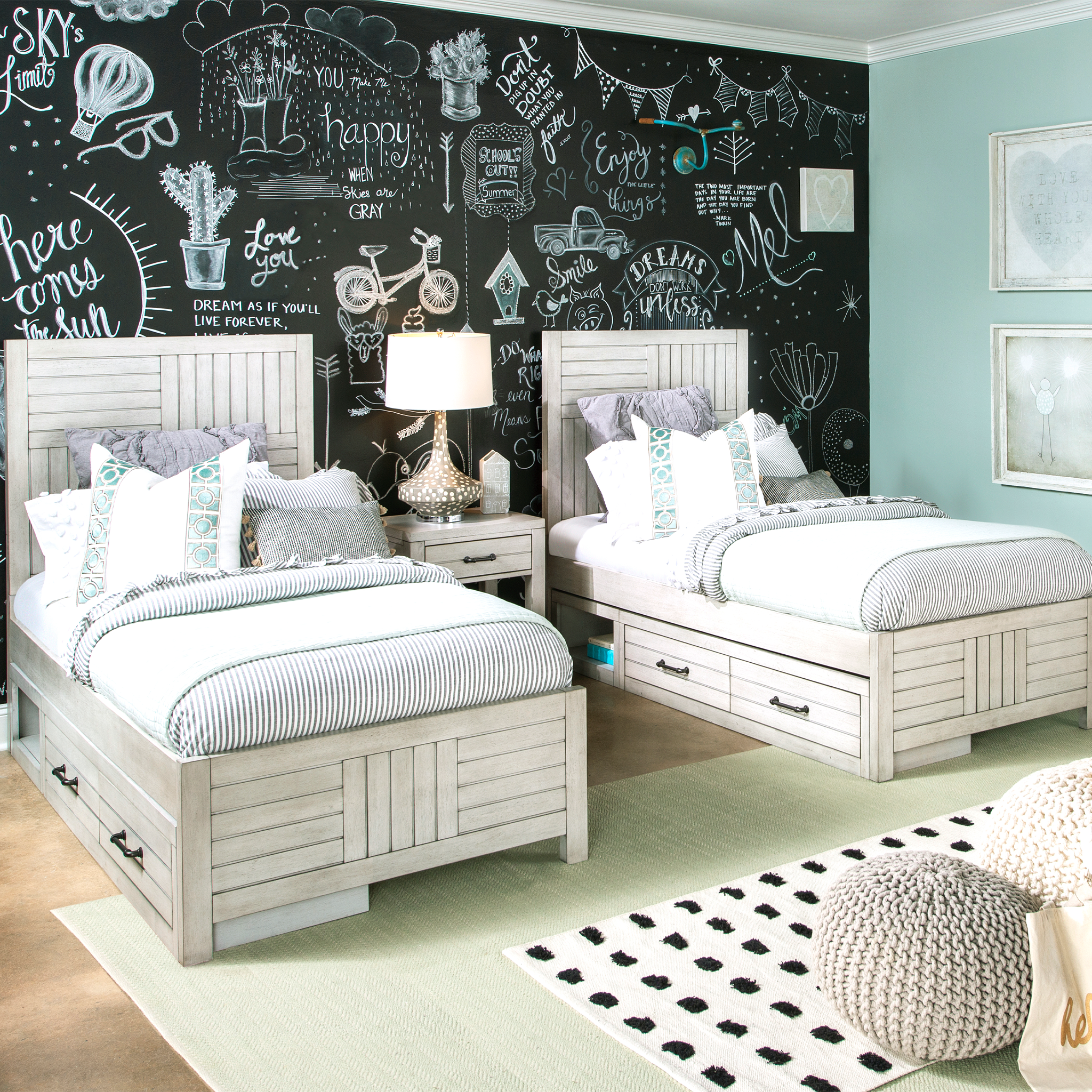 Summer Camp Panel Bed - Tots to Teens Furniture