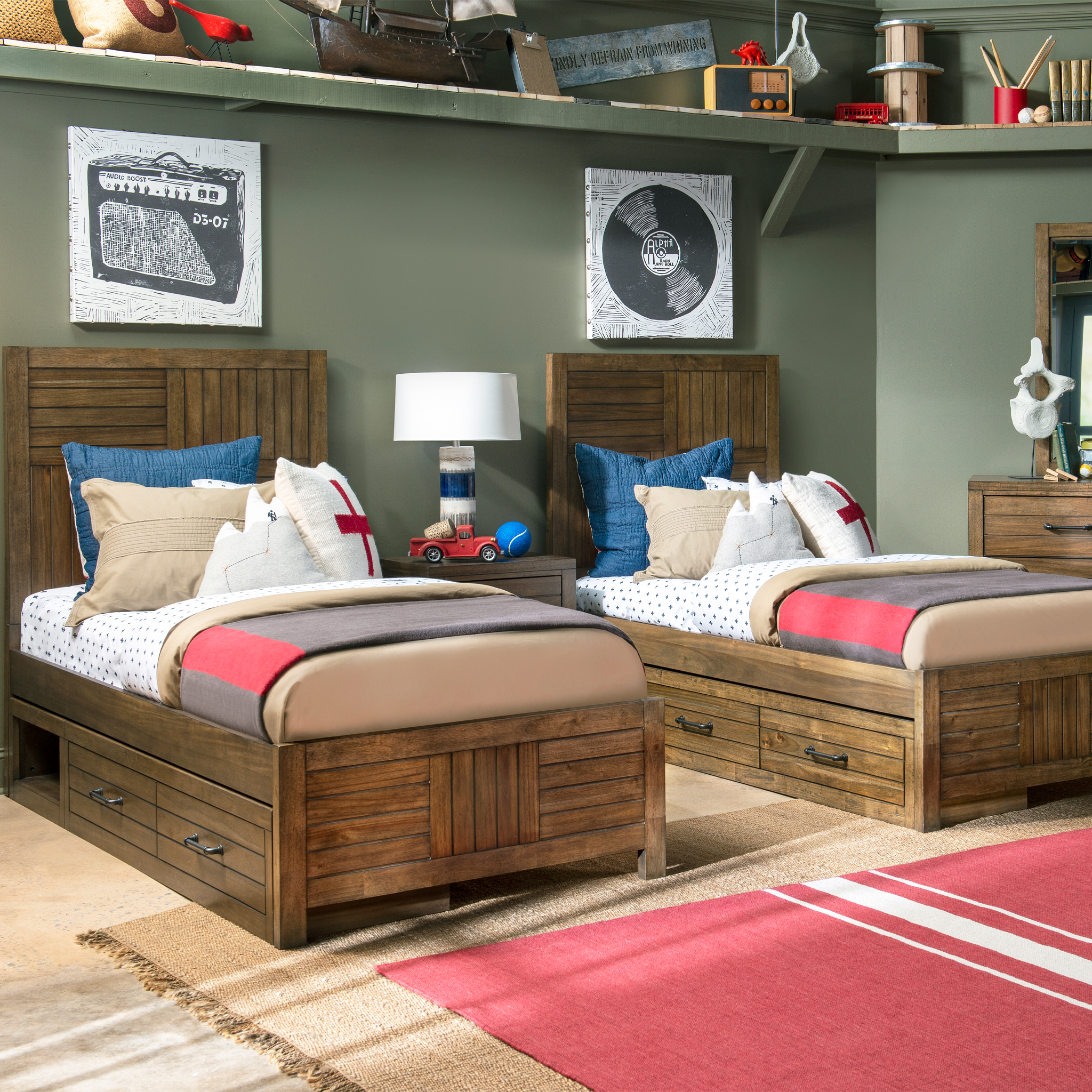 Summer Camp Panel Bed - Tots to Teens Furniture