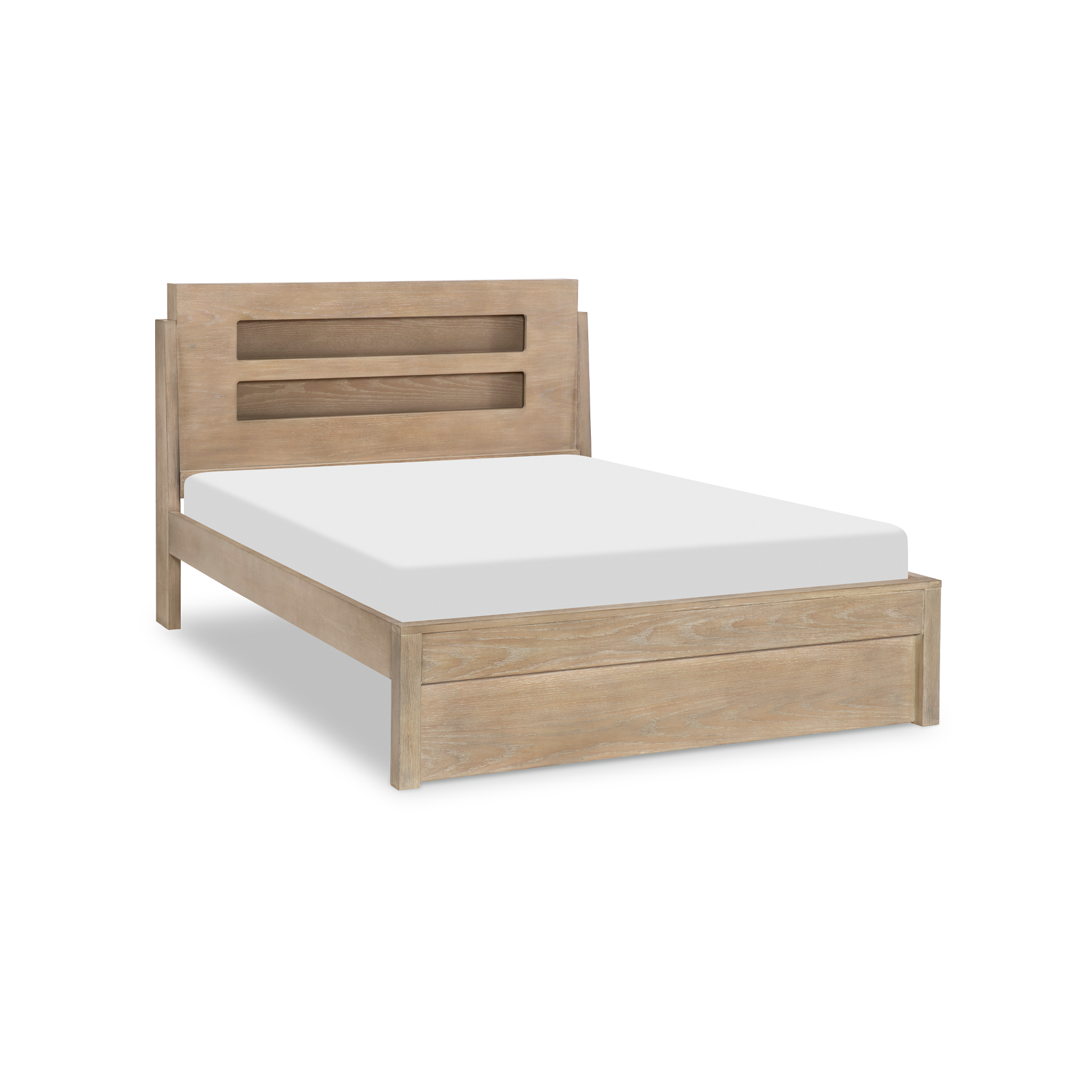 District Weathered Oak Panel Bed - Tots to Teens Furniture