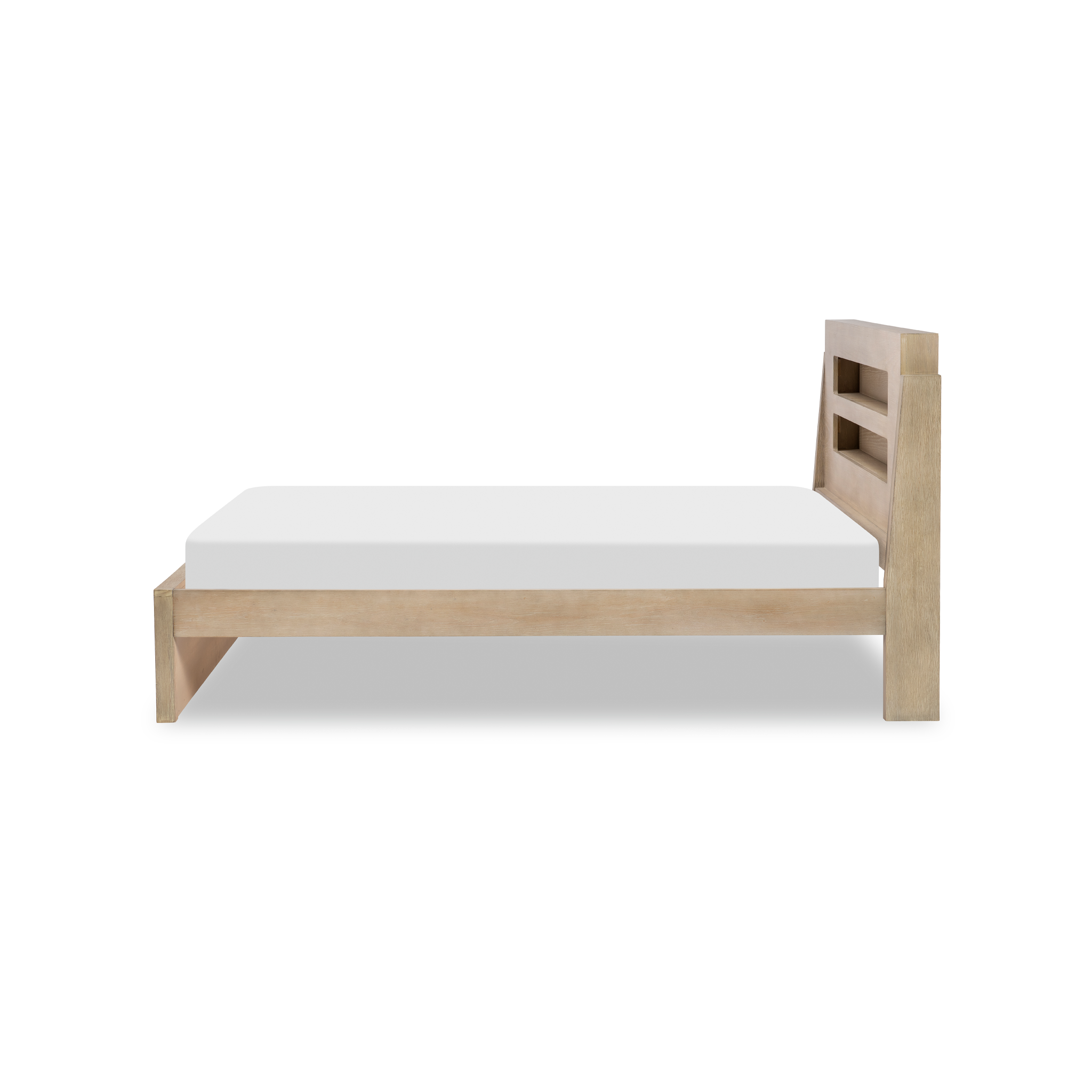 District Weathered Oak Panel Bed - Tots to Teens Furniture