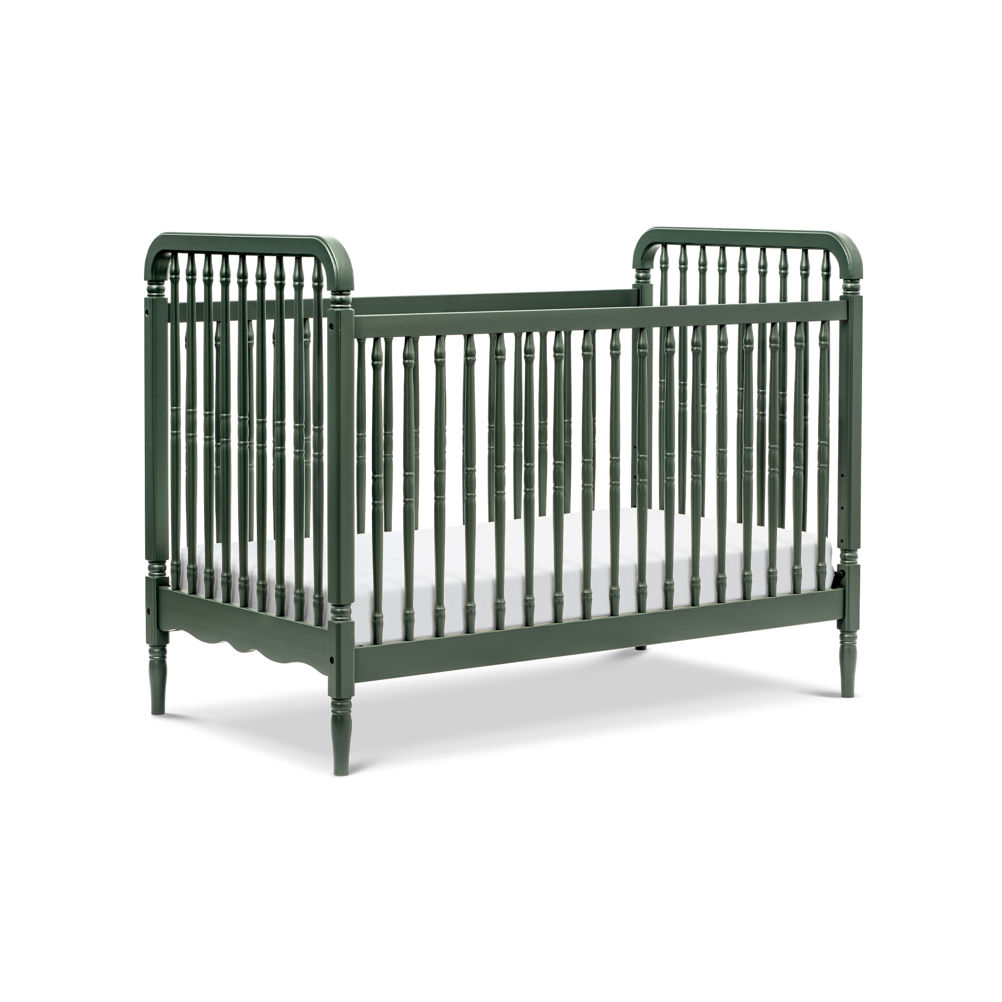 Liberty 3 in 1 Convertible Spindle Crib with Toddler Bed Conversion Kit - Tots to Teens Furniture