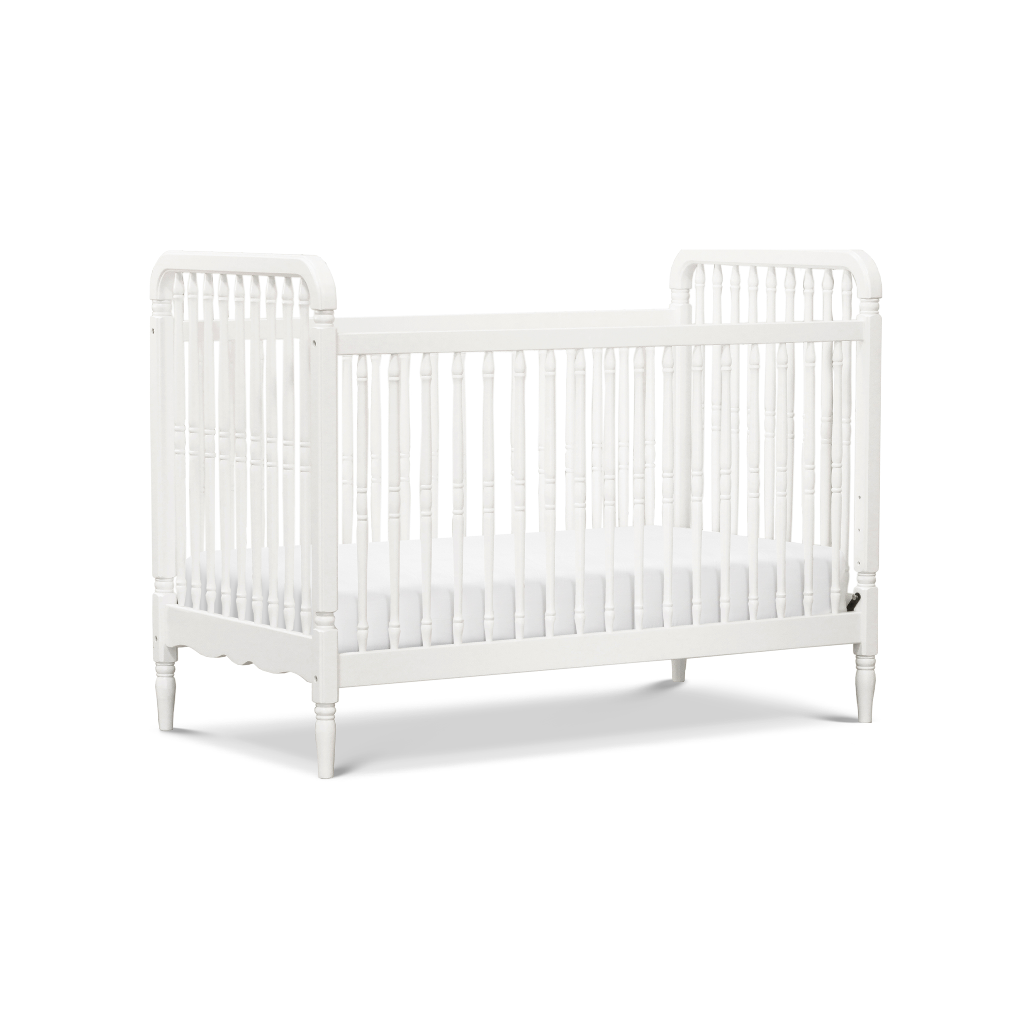 Liberty 3 in 1 Convertible Spindle Crib with Toddler Bed Conversion Kit - Tots to Teens Furniture