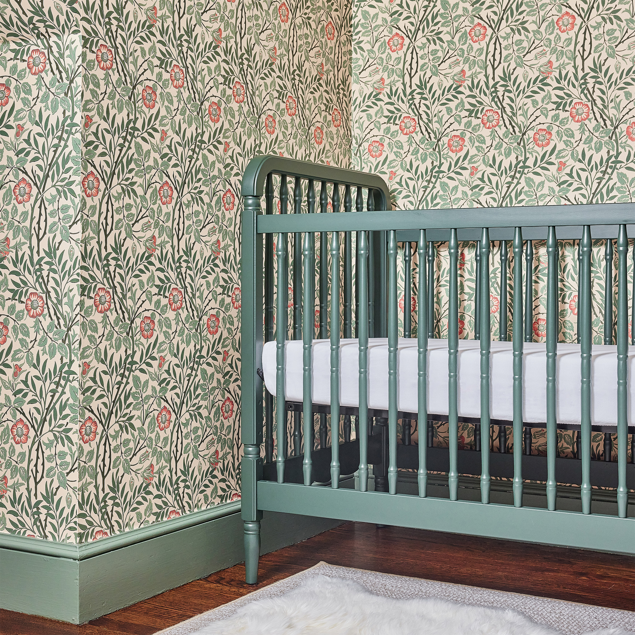 Liberty 3 in 1 Convertible Spindle Crib with Toddler Bed Conversion Kit - Tots to Teens Furniture