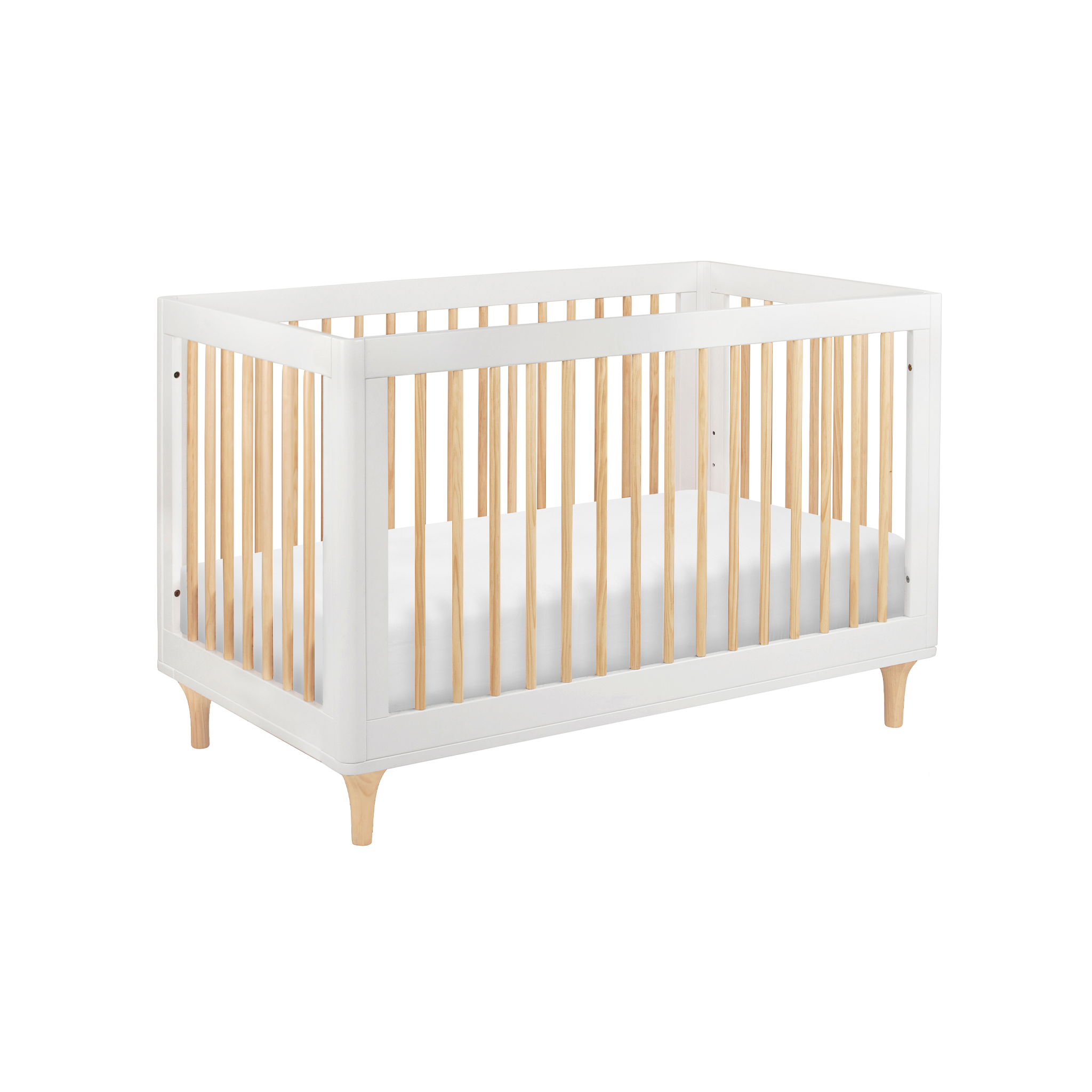 Lolly 3 in 1 Convertible Crib with Toddler Bed Conversion Kit - Tots to Teens Furniture