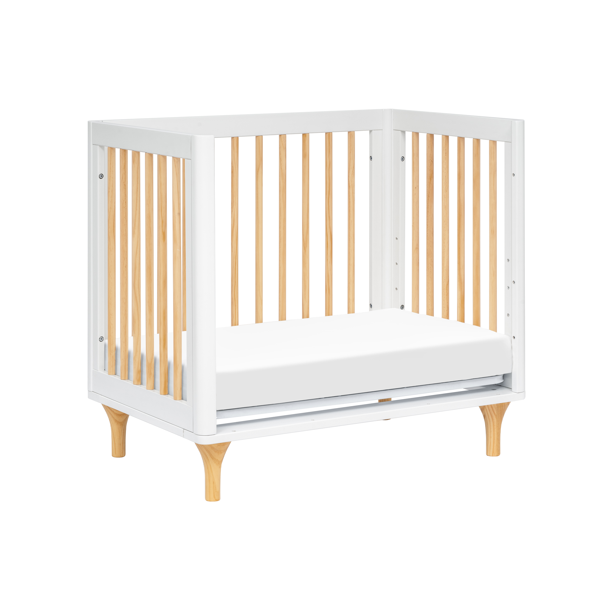 Lolly 4-in-1 Convertible Mini Crib with Toddler Conversion Kit - Tots to Teens Furniture