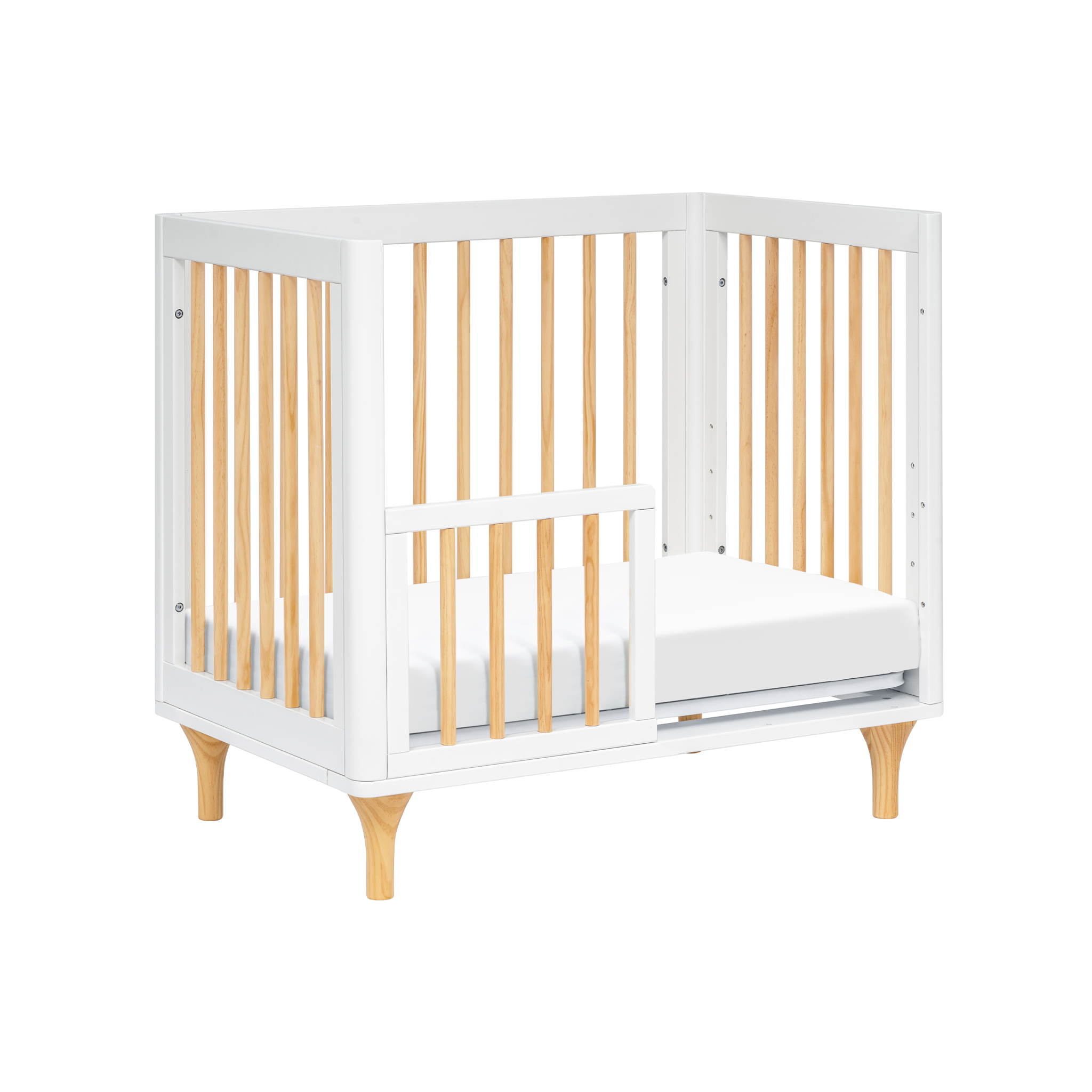 Lolly 4-in-1 Convertible Mini Crib with Toddler Conversion Kit - Tots to Teens Furniture